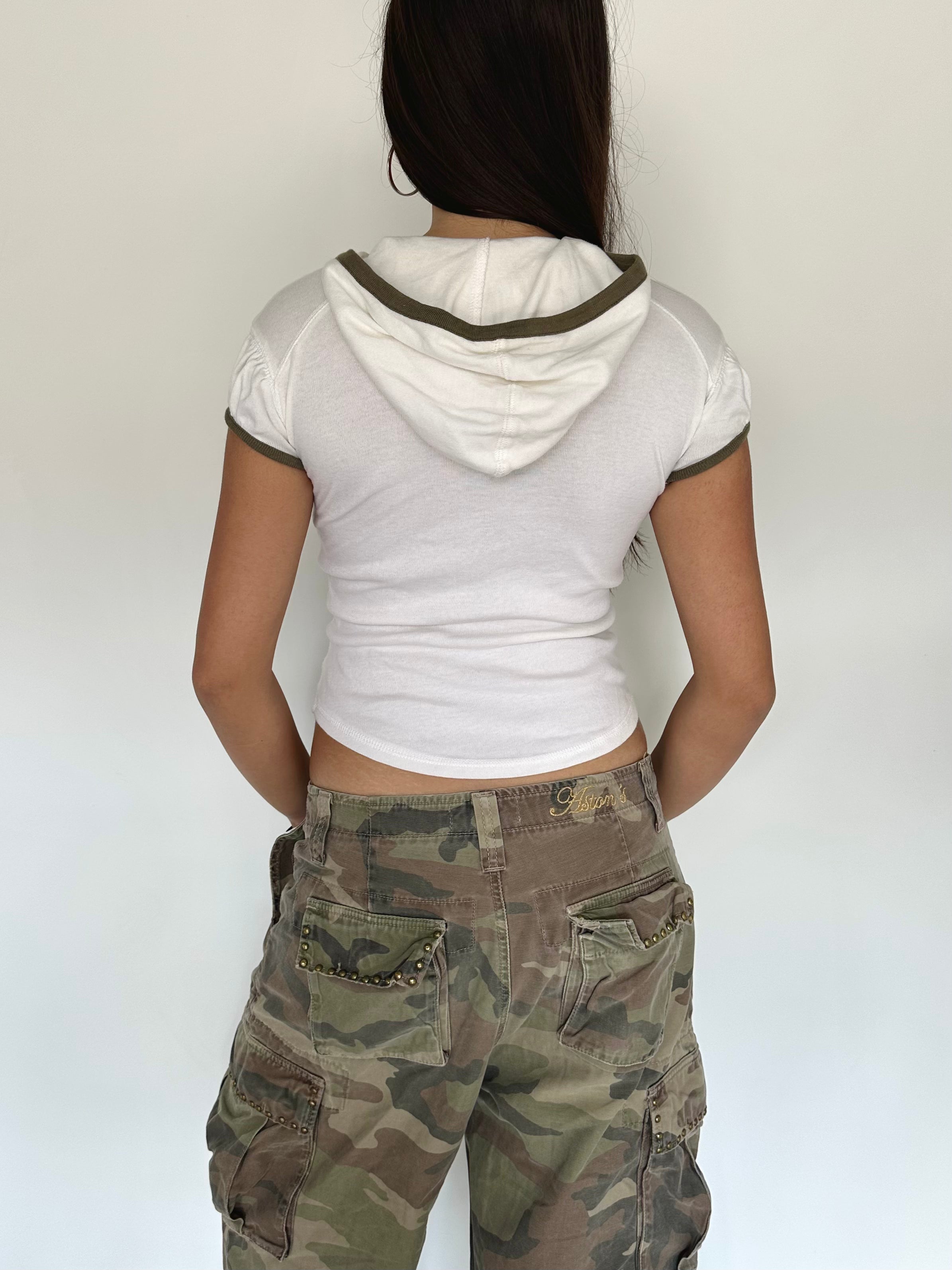 hooded top — size xs/s
