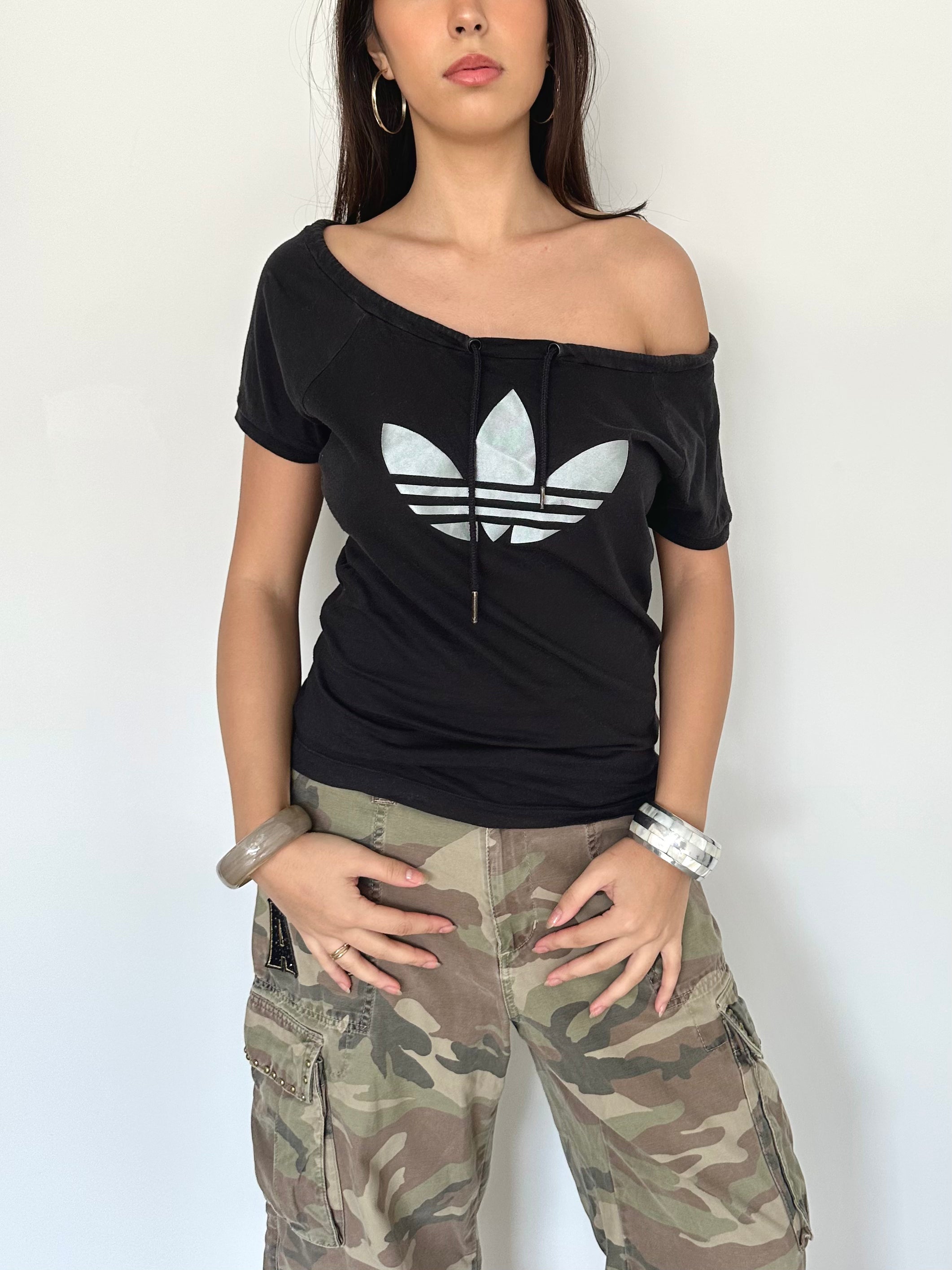 adidas slouch top — size s/m