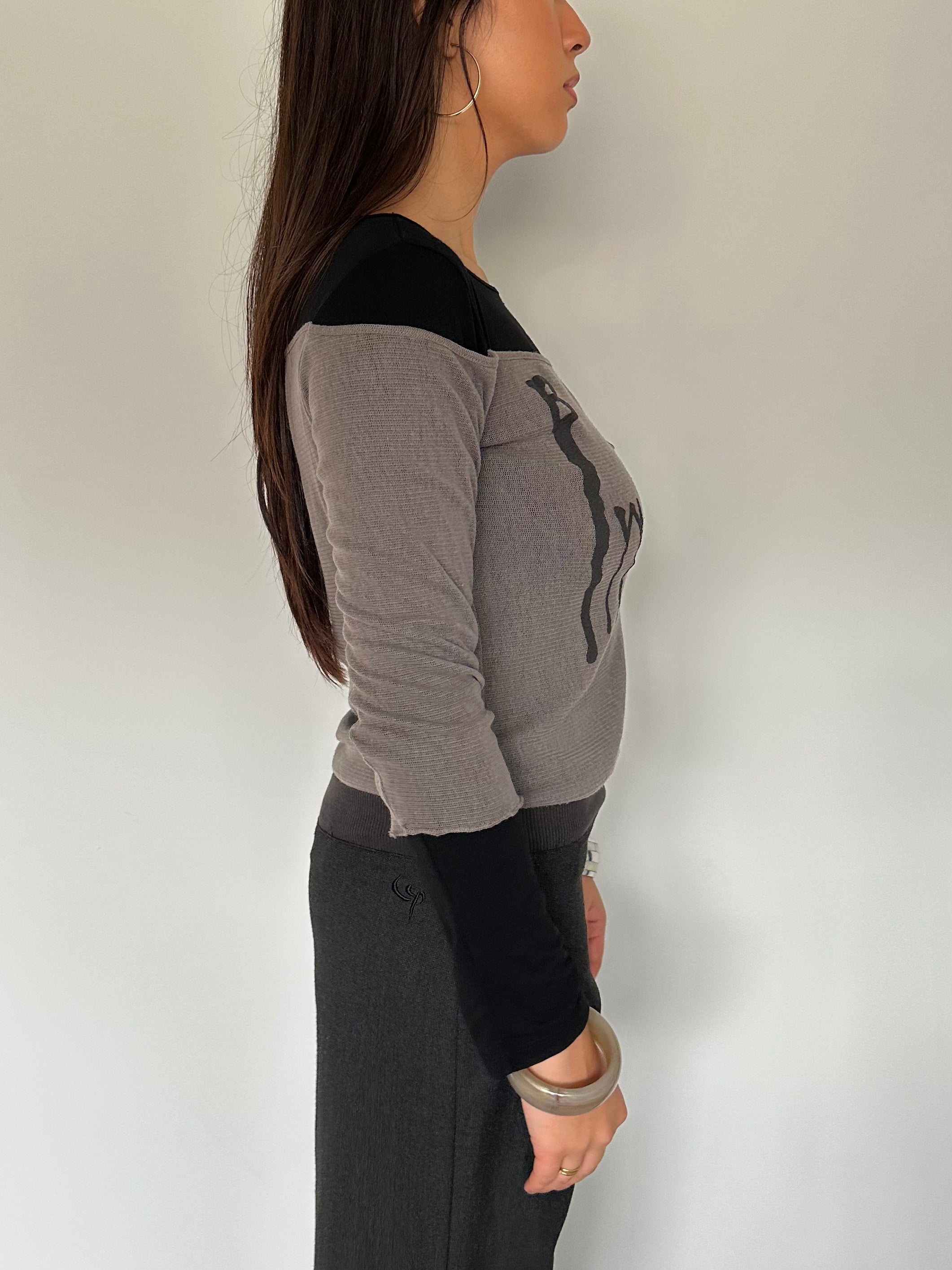 cop copine long sleeve top — size s/m