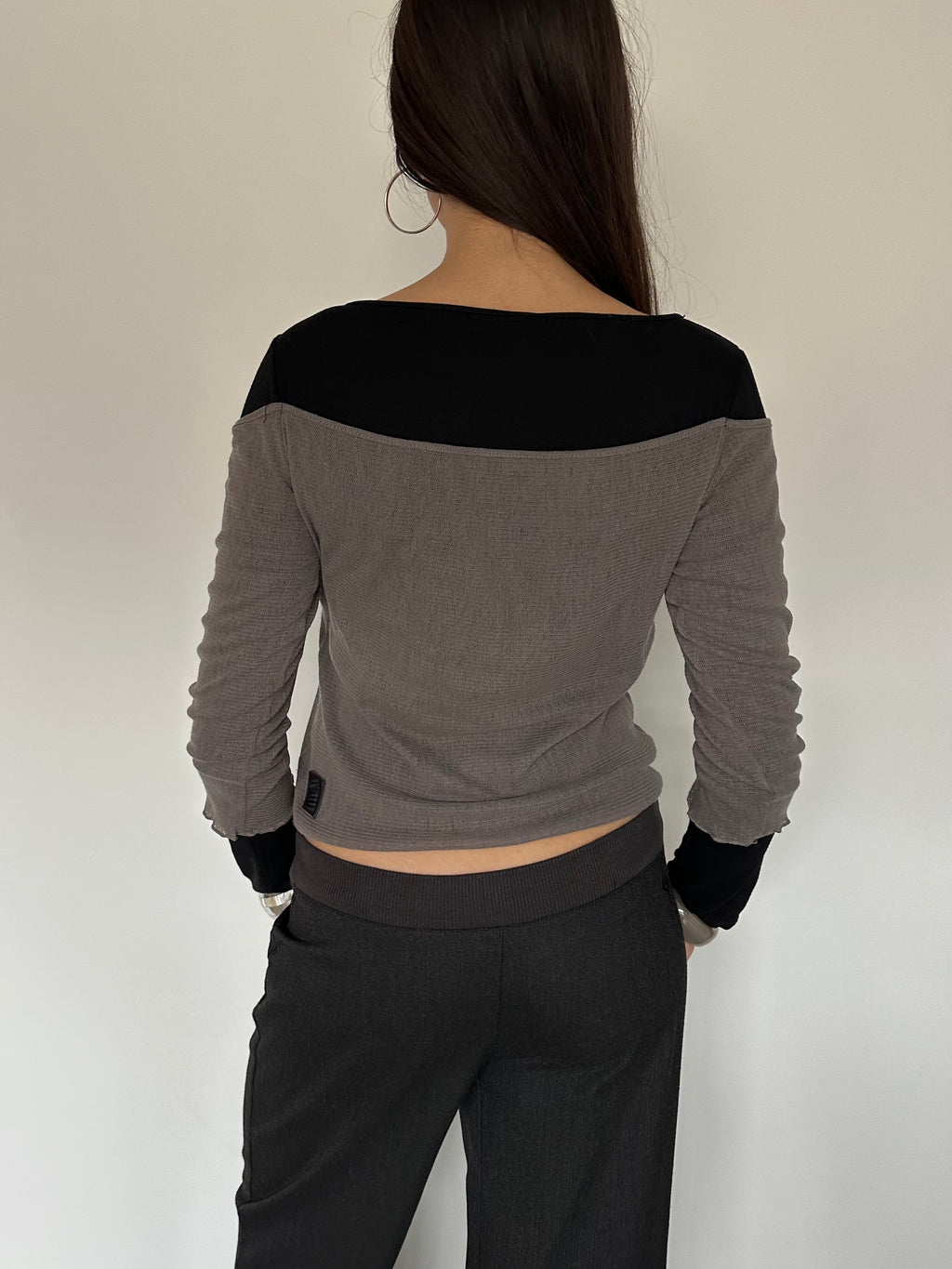 cop copine long sleeve top — size s/m