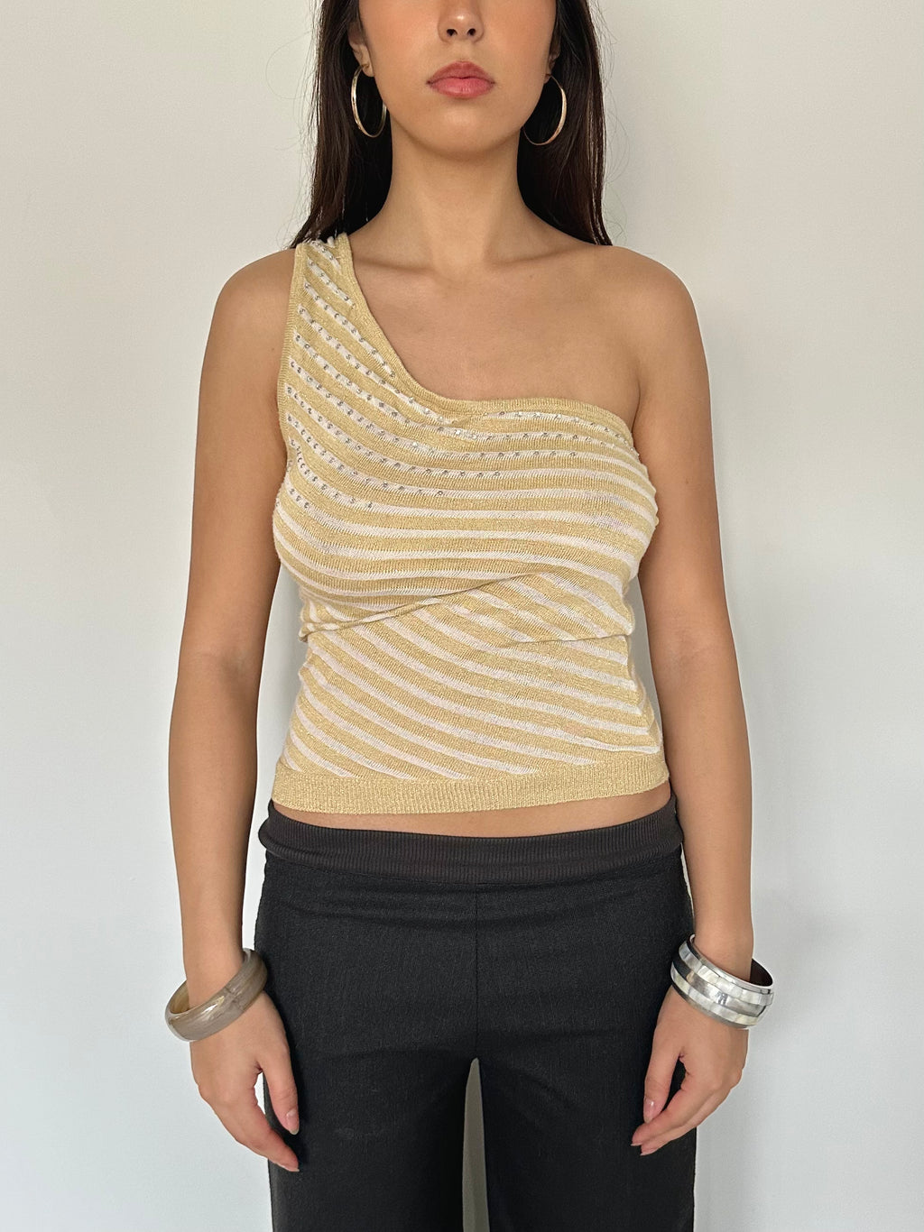 one shoulder top — size s