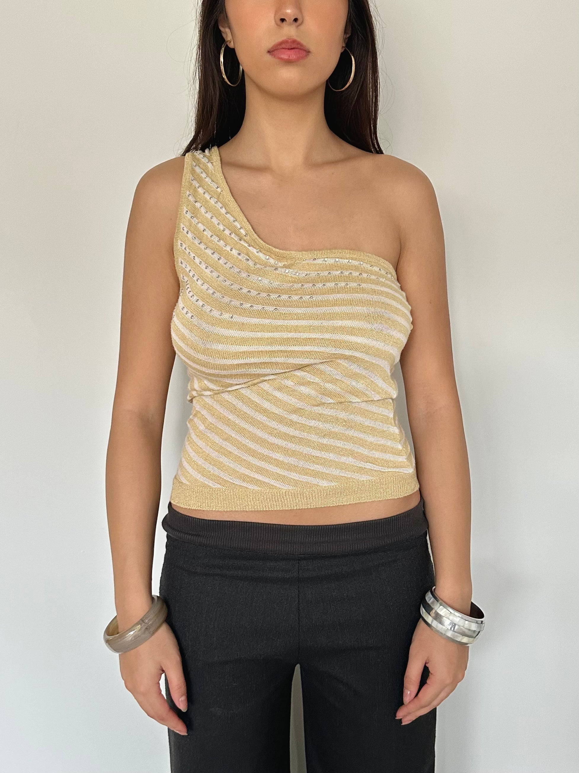 one shoulder top — size s
