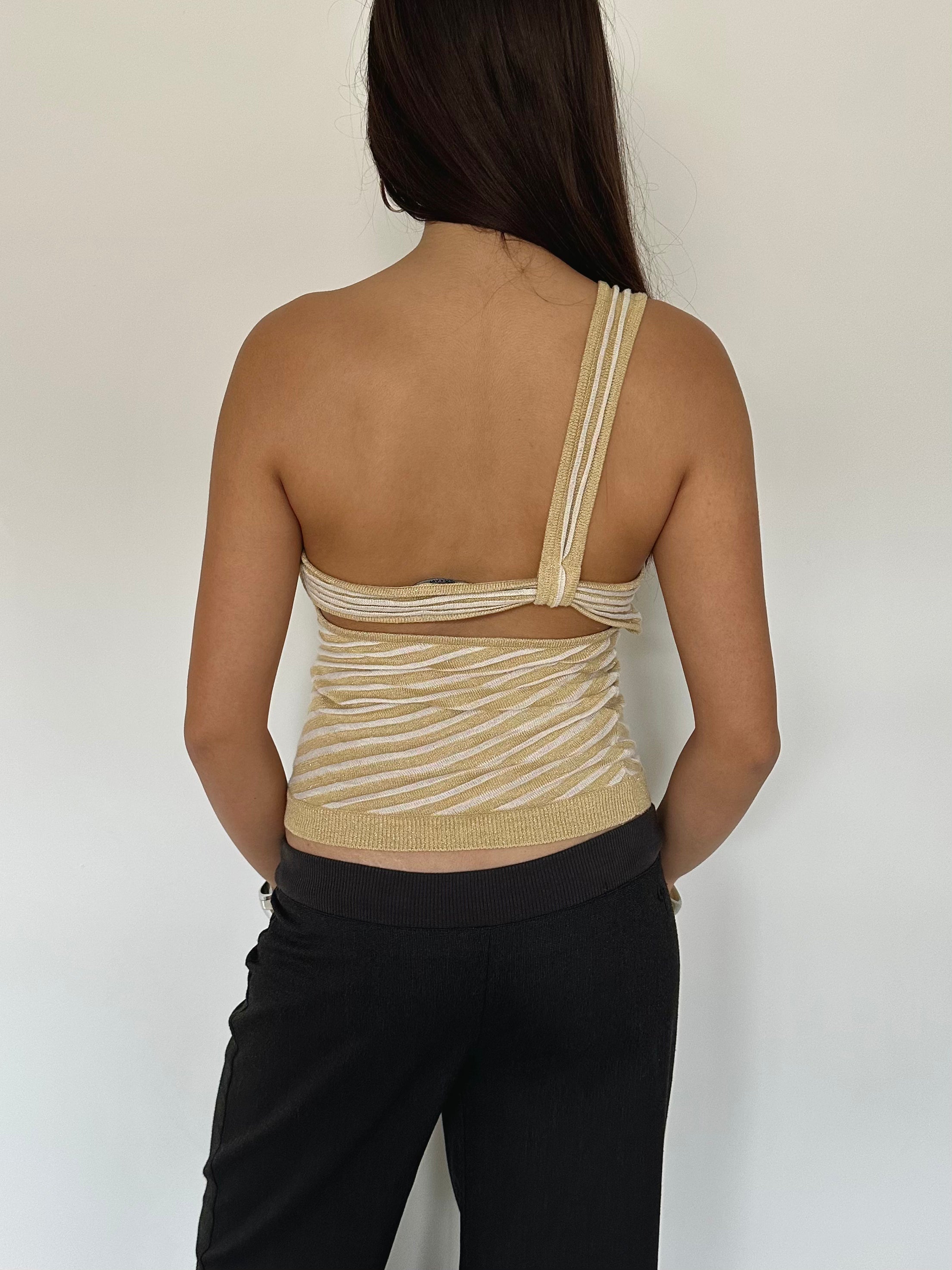 one shoulder top — size s