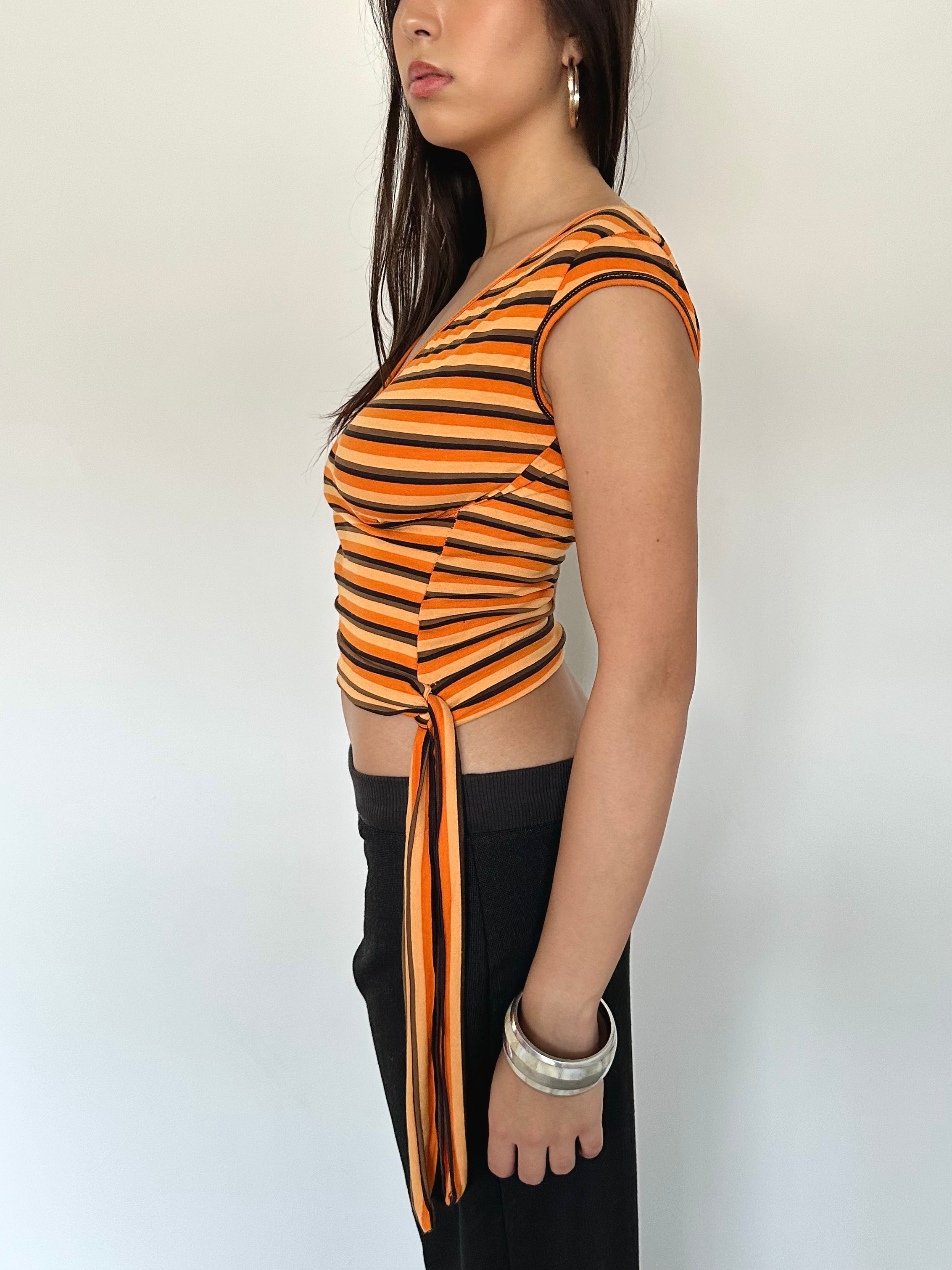 stripe top — size xs/s