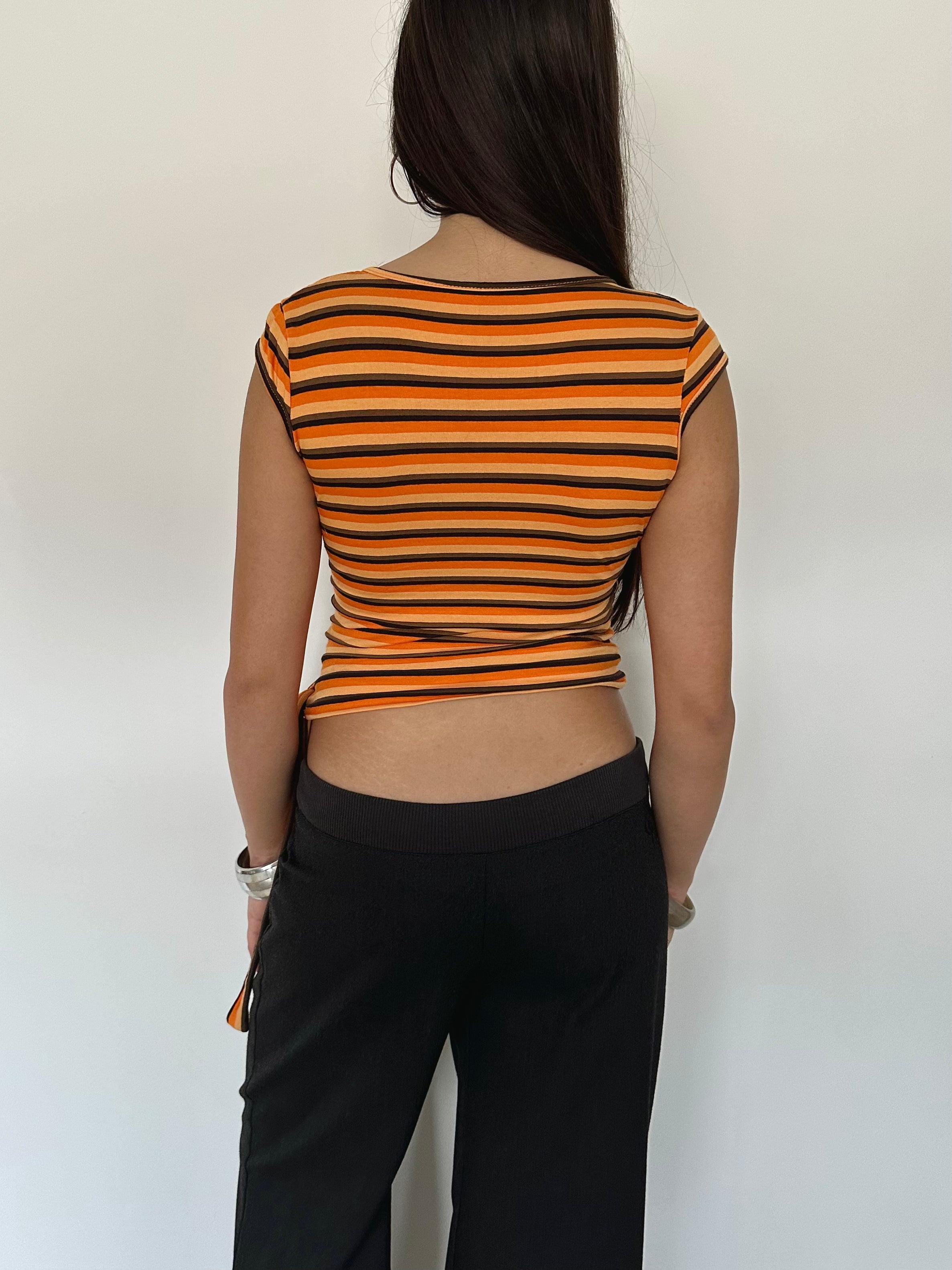stripe top — size xs/s
