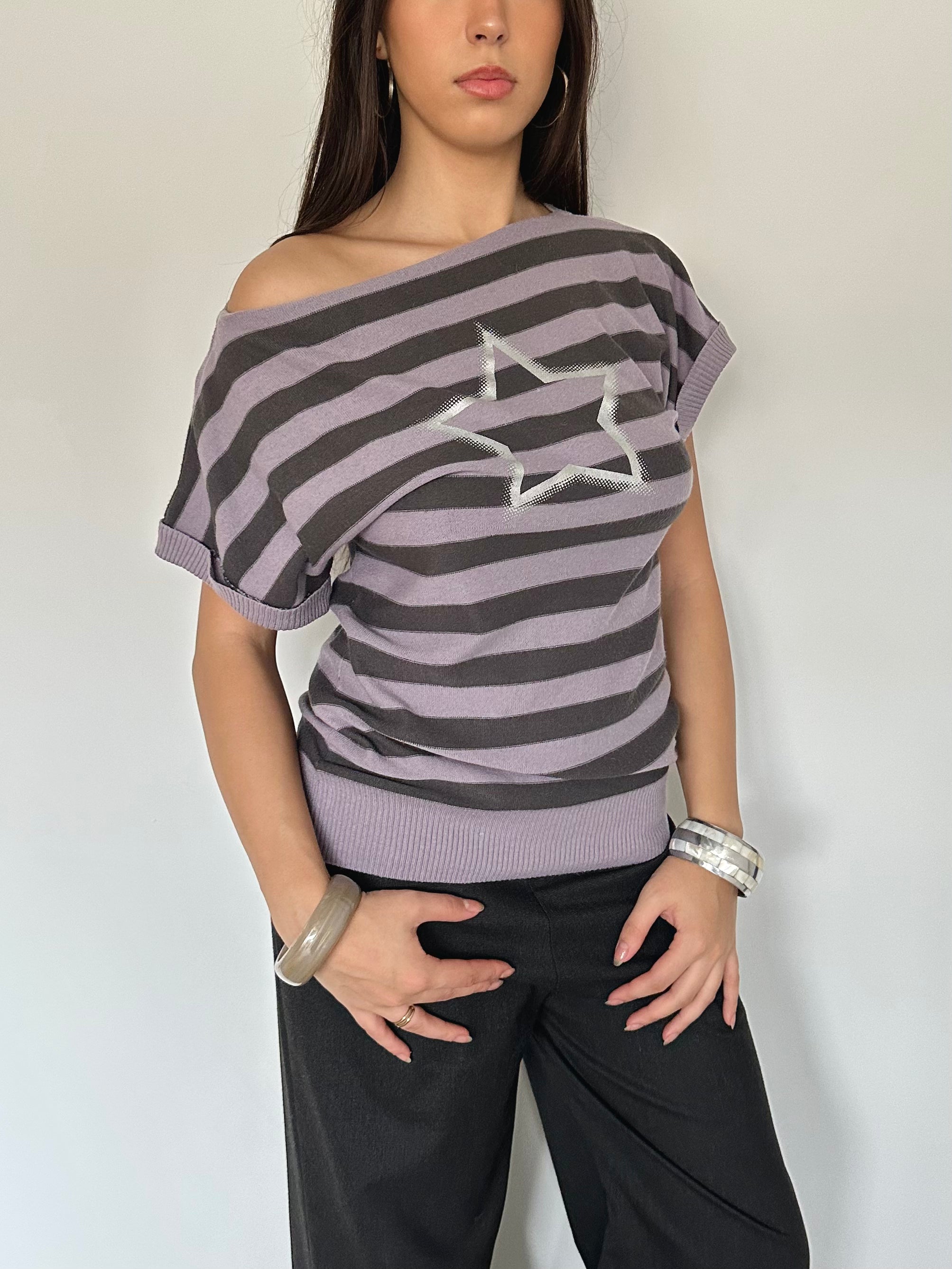 off shoulder knit — size s
