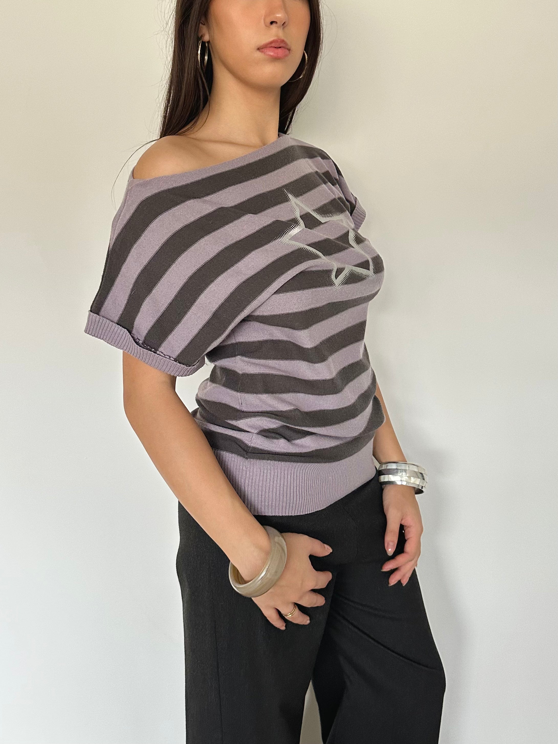 off shoulder knit — size s