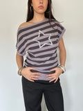 off shoulder knit — size s