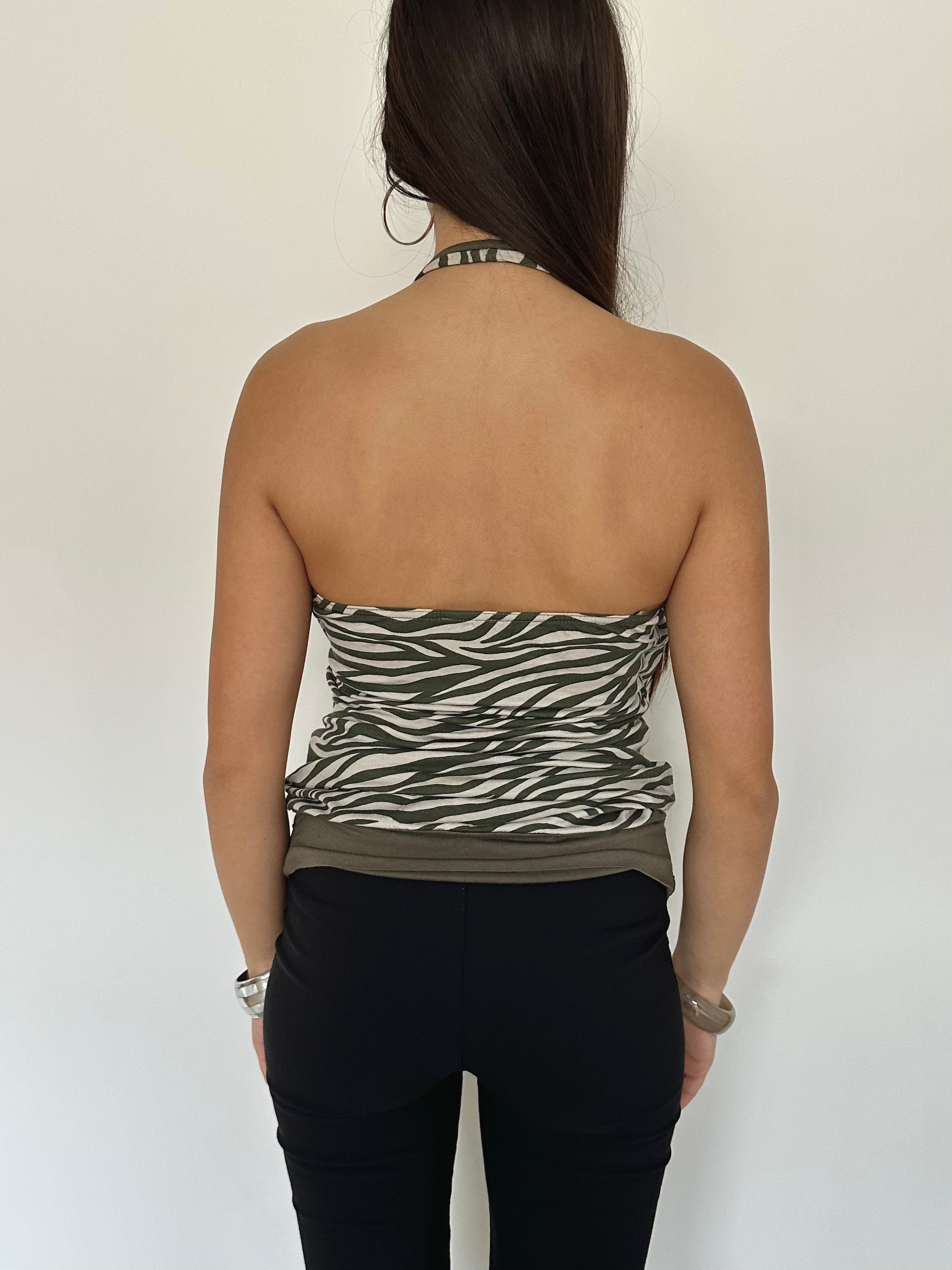 halter top — size s/m