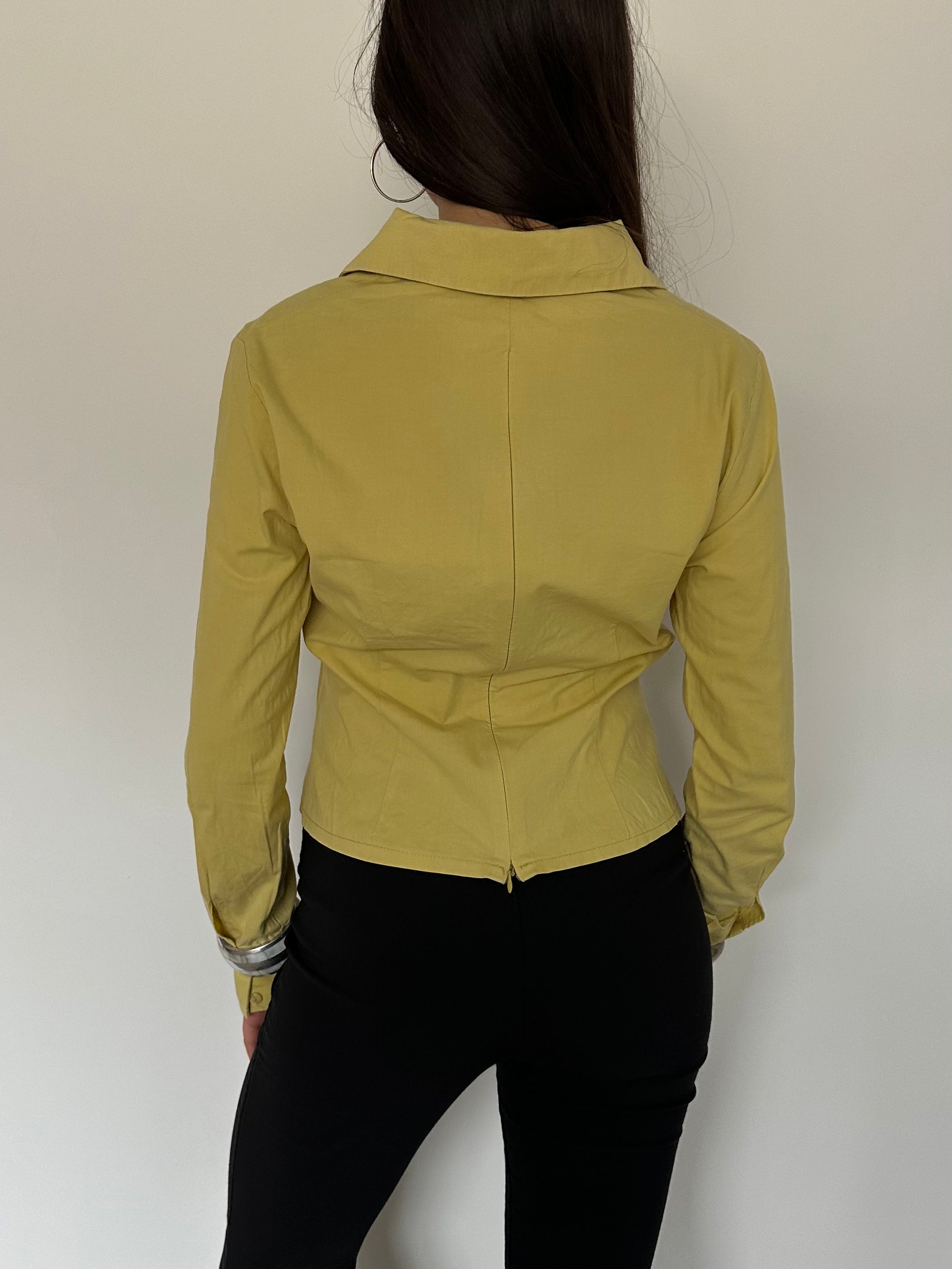 asymmetric shirt — size m