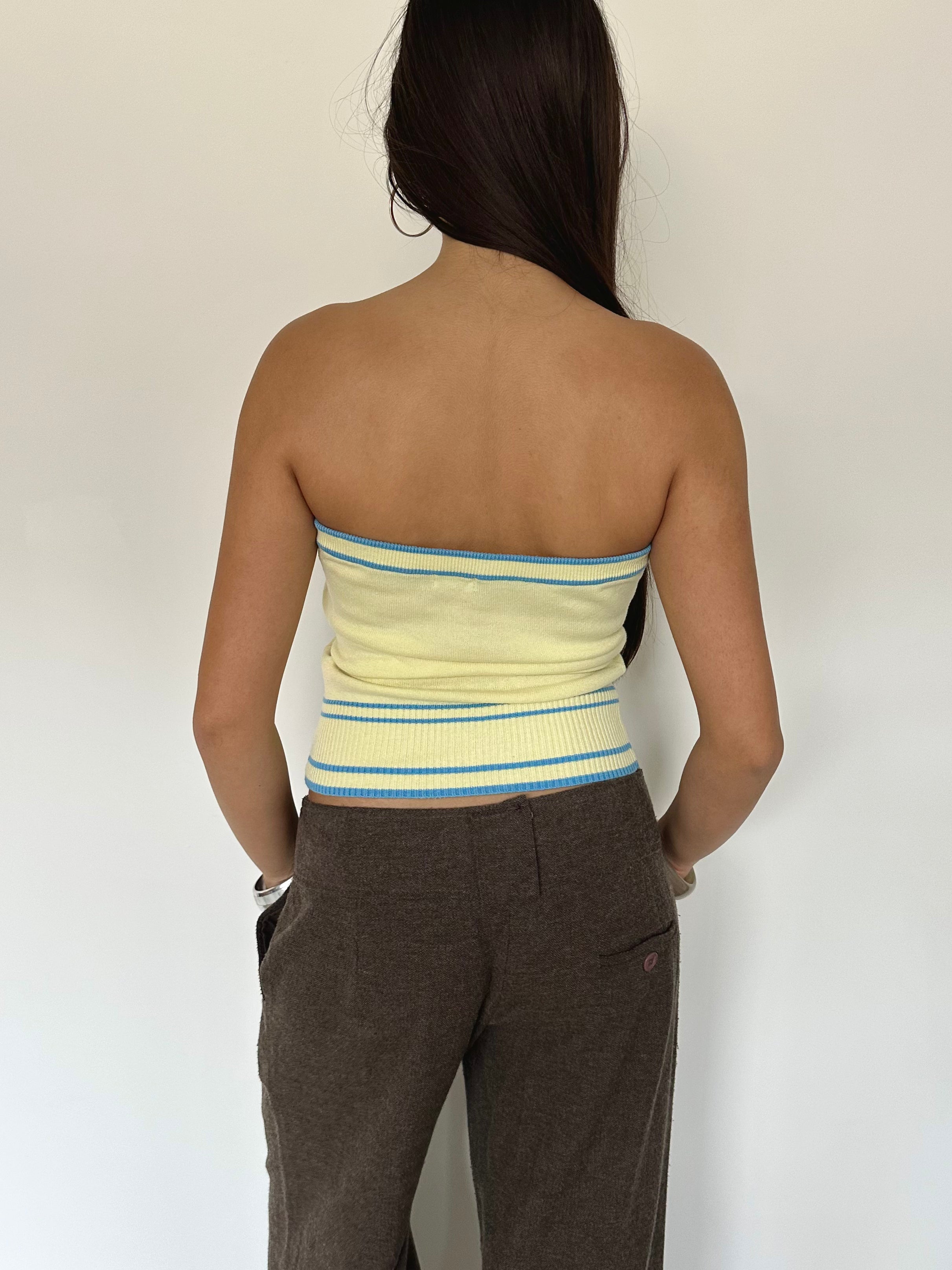 knit tube top — size s