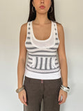 stripe tank top — size xs/s