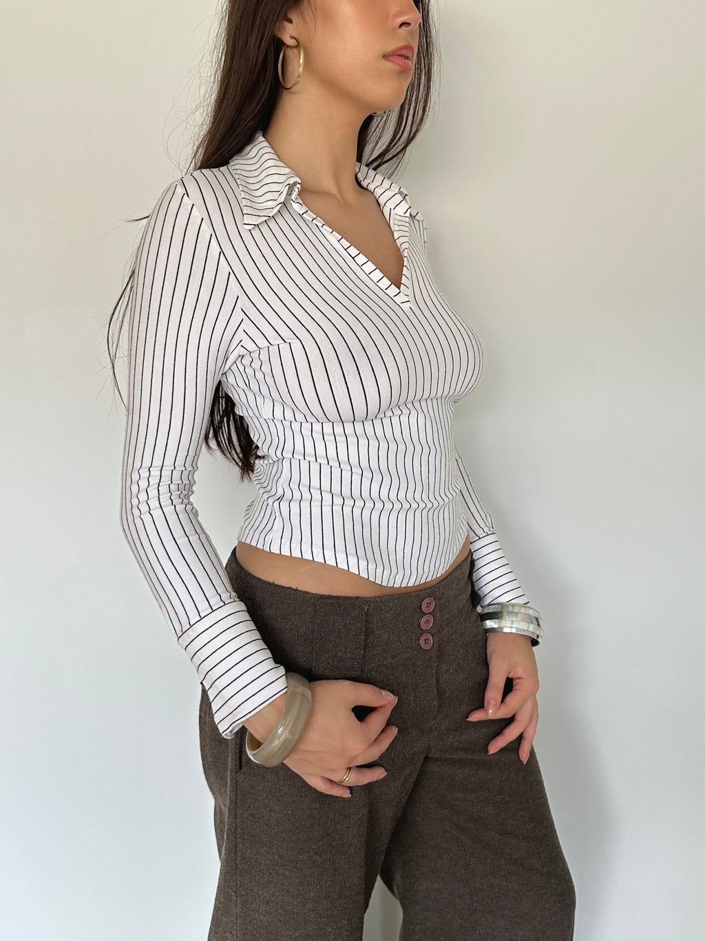 stripe shirt — size xs/s