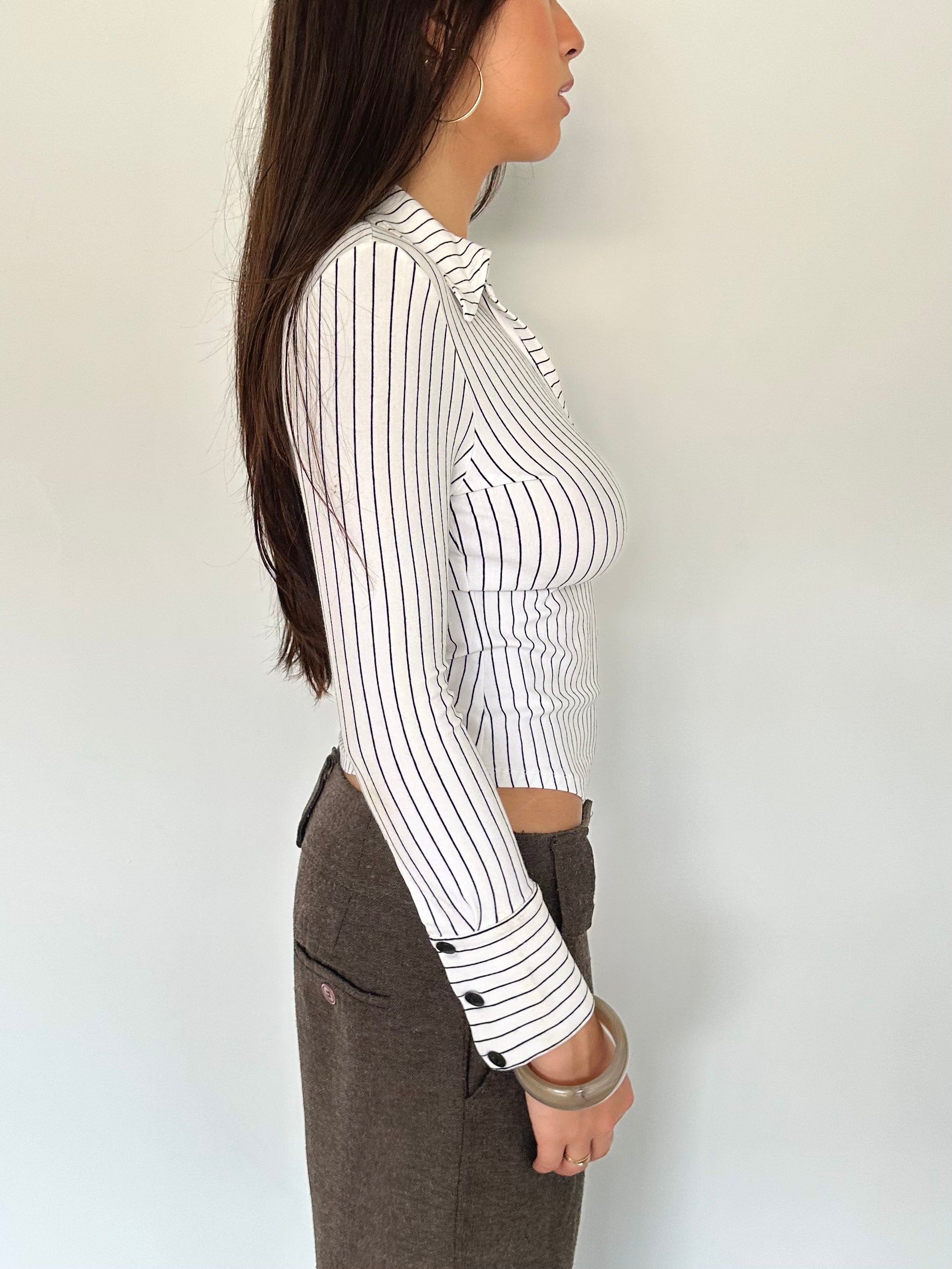 stripe shirt — size xs/s