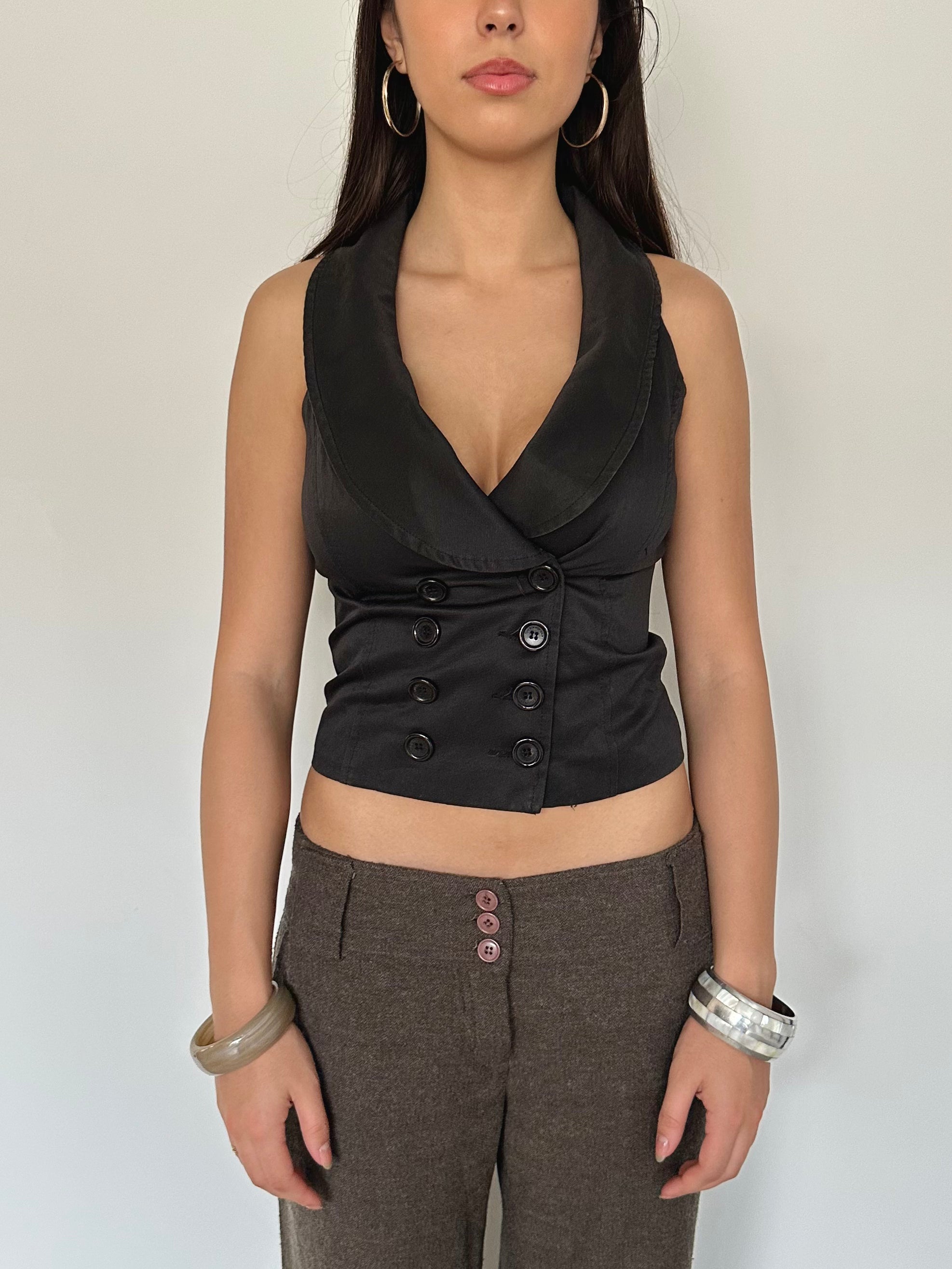 waistcoat top — size xs