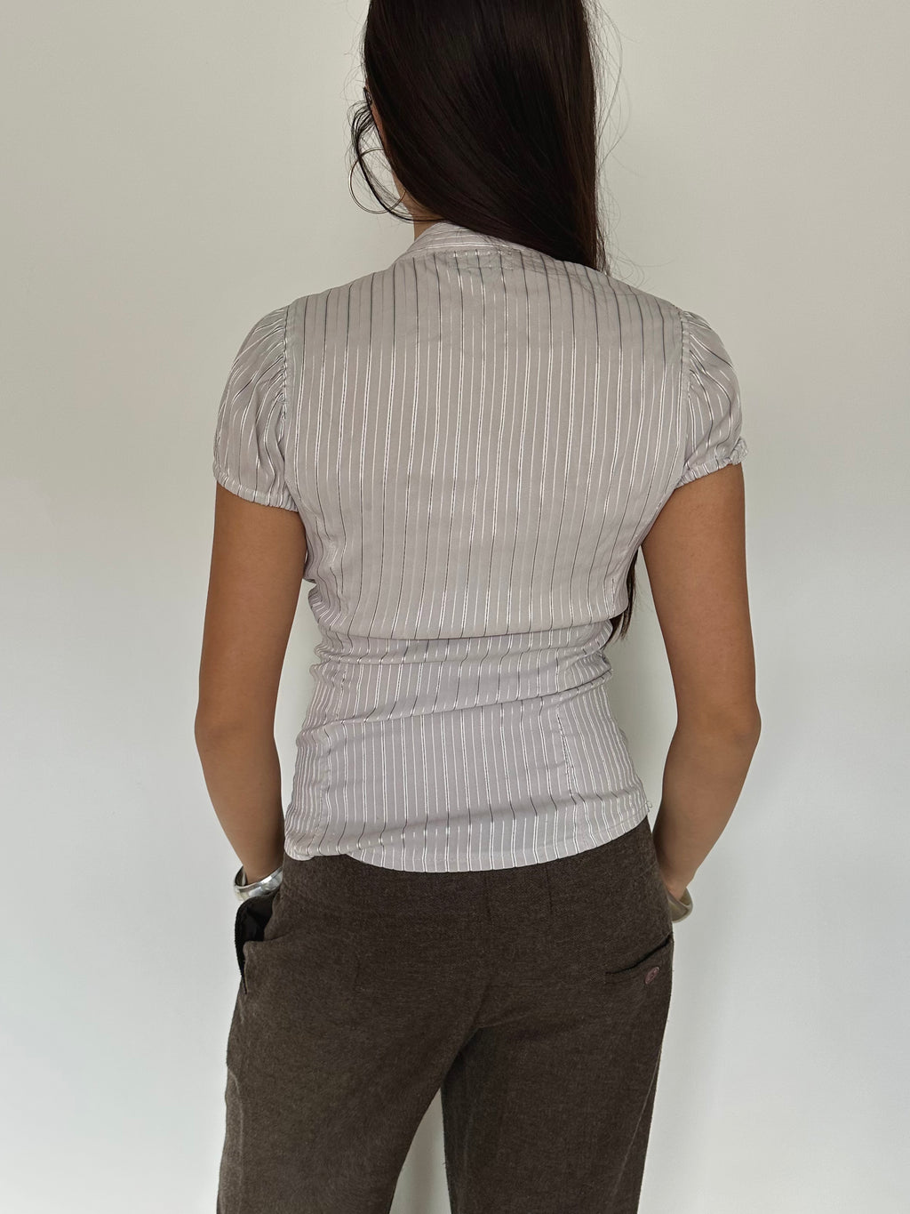 button up blouse — size xs/s