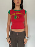 portugal baby tee — size xs/s