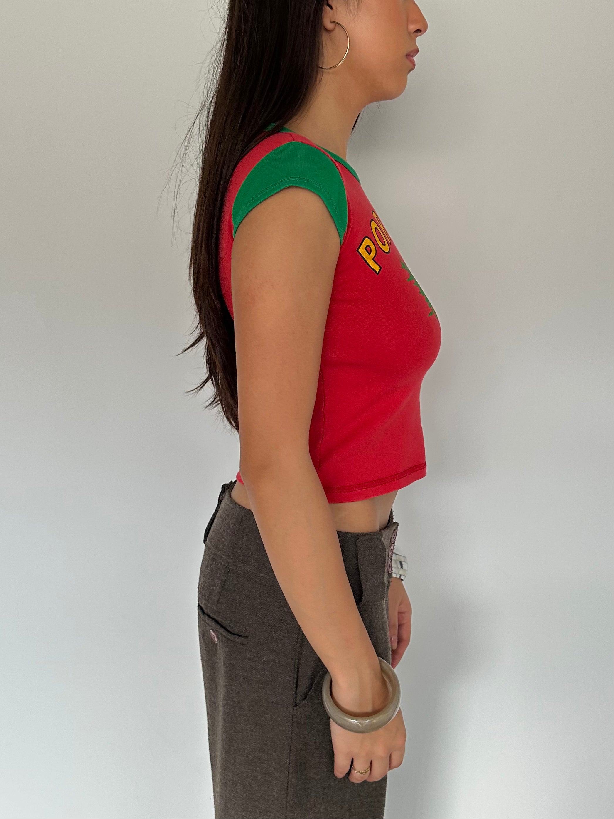 portugal baby tee — size xs/s