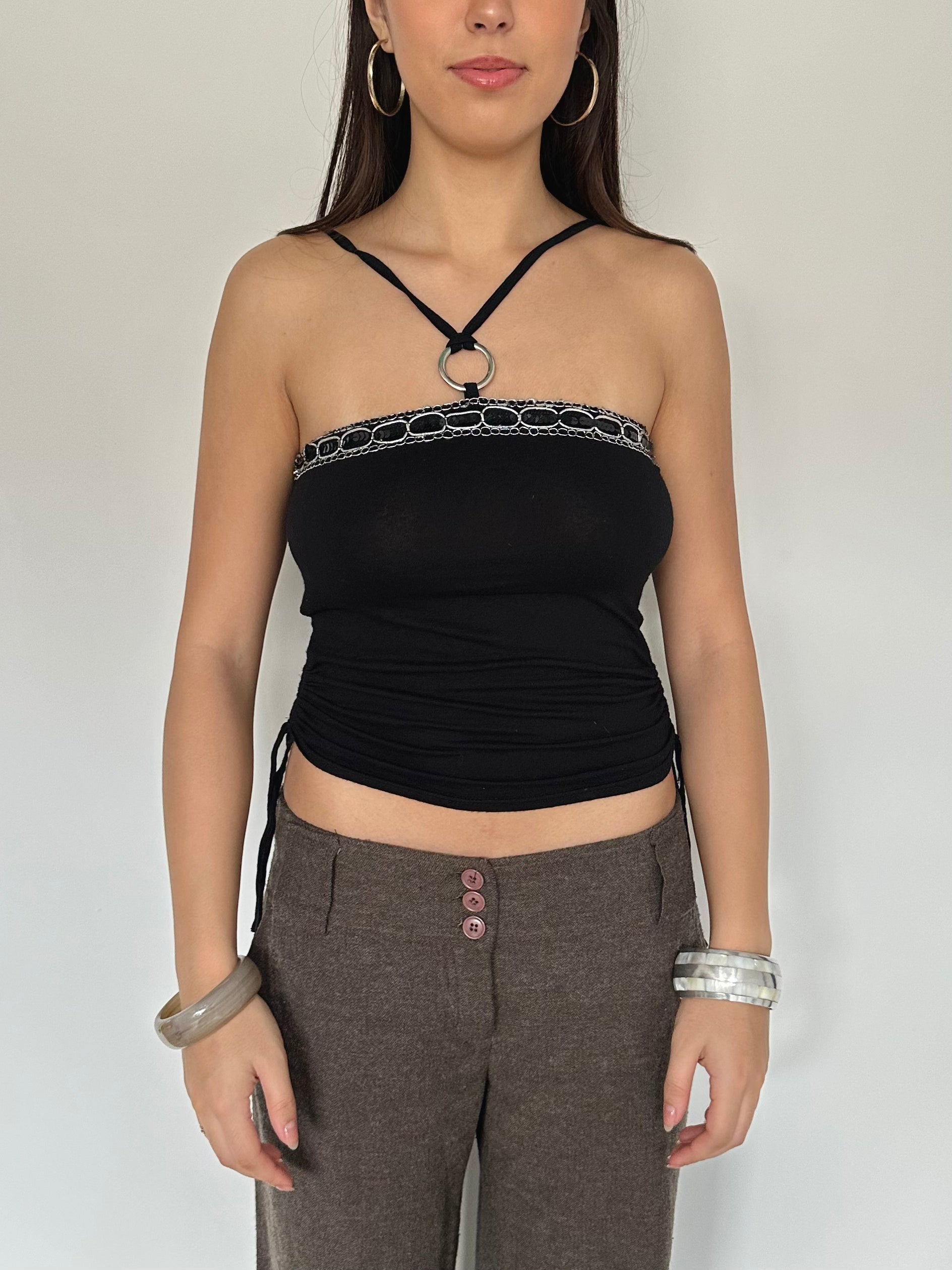 halter top — size xs/s