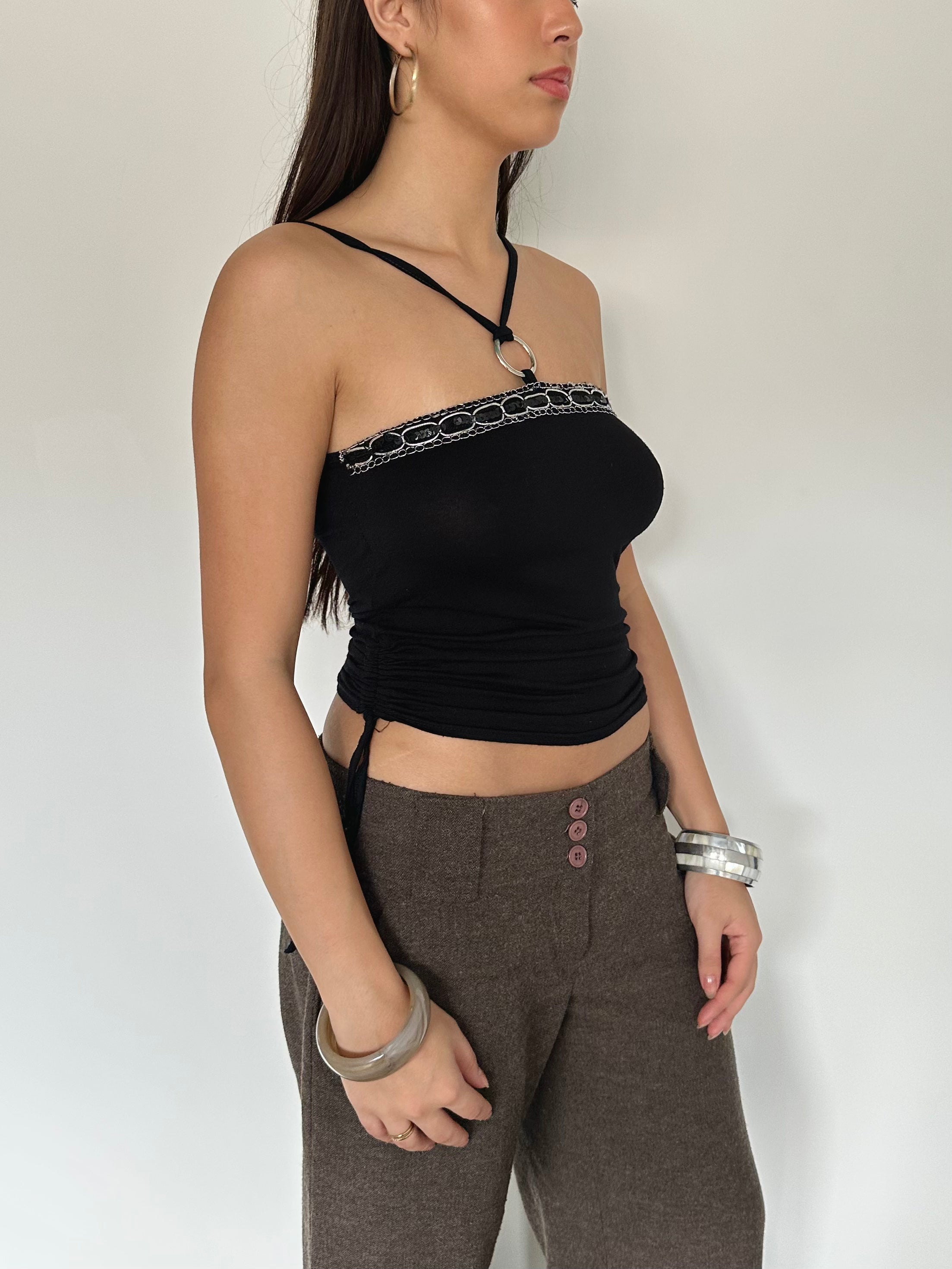 halter top — size xs/s