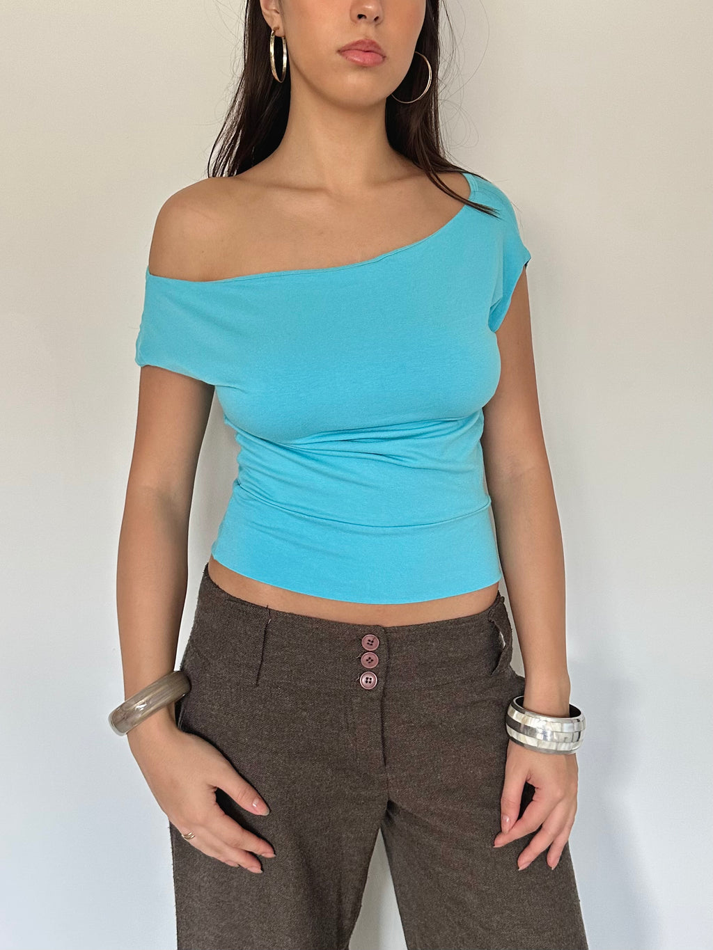 off shoulder top — size s