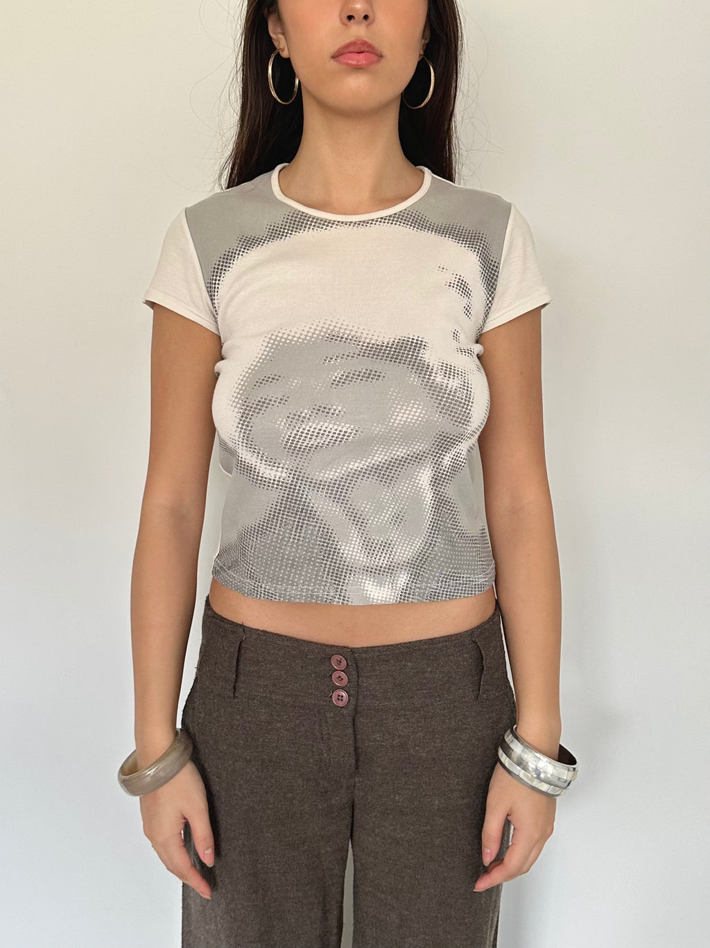 morgan baby tee — size xs/s