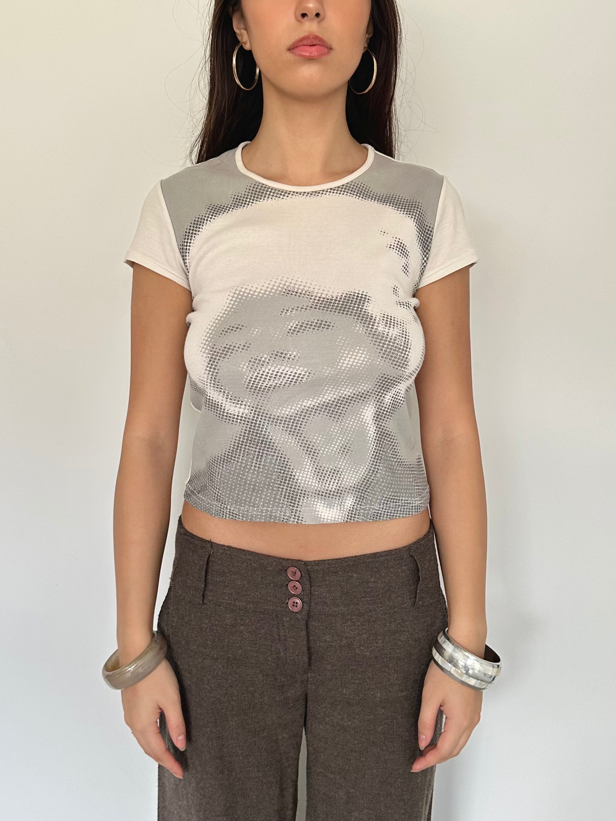 morgan baby tee — size xs/s