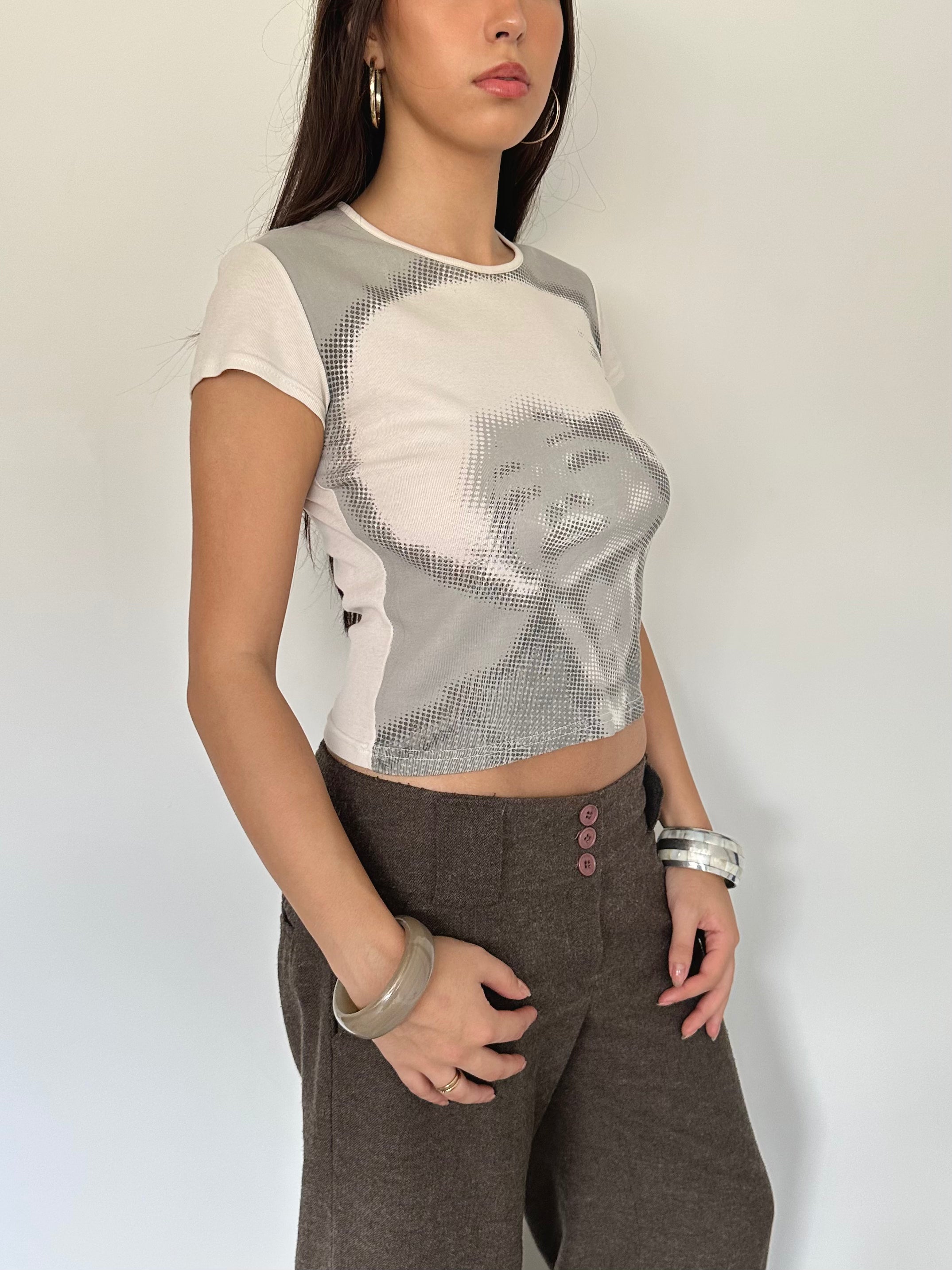 morgan baby tee — size xs/s