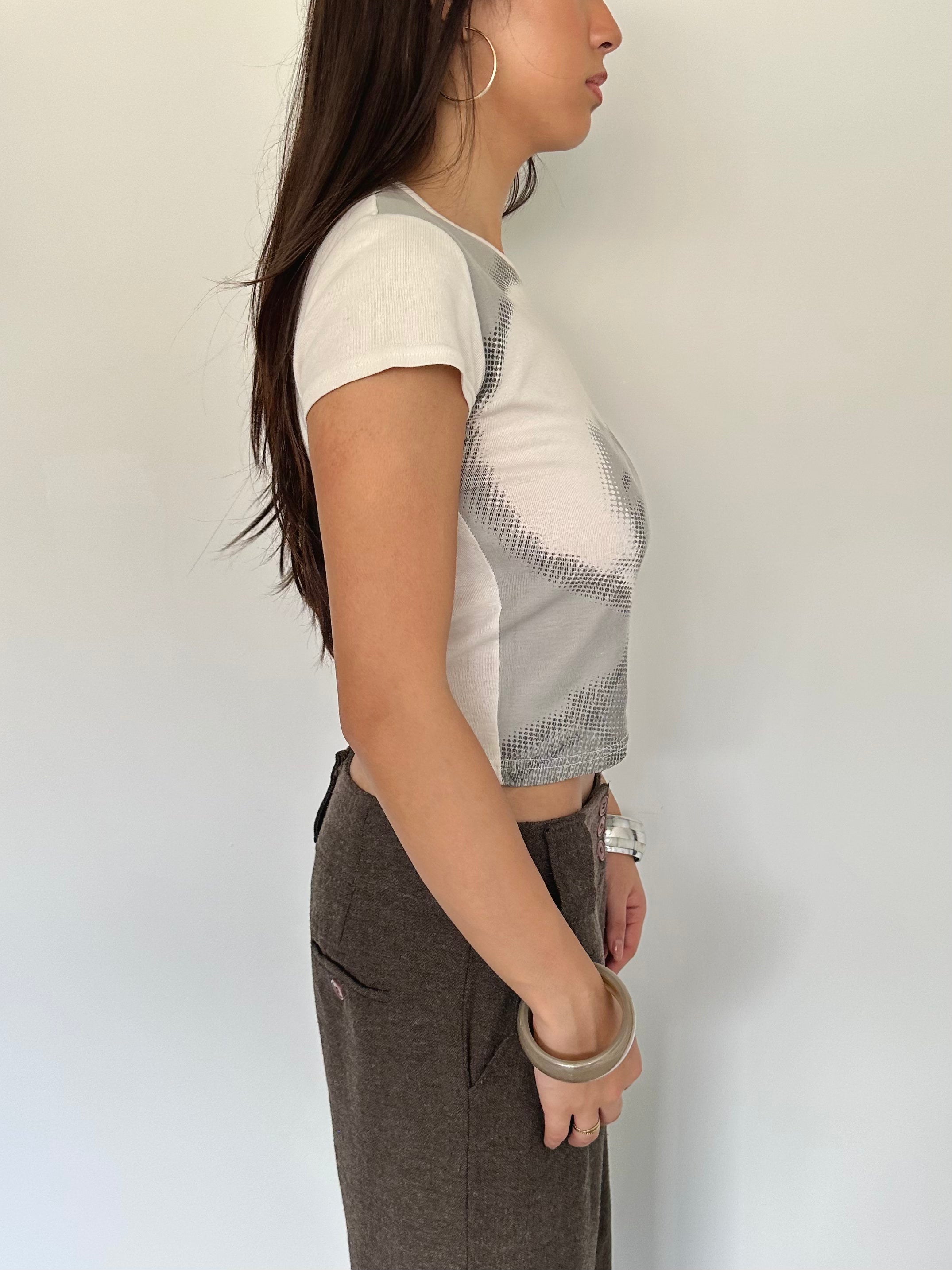 morgan baby tee — size xs/s