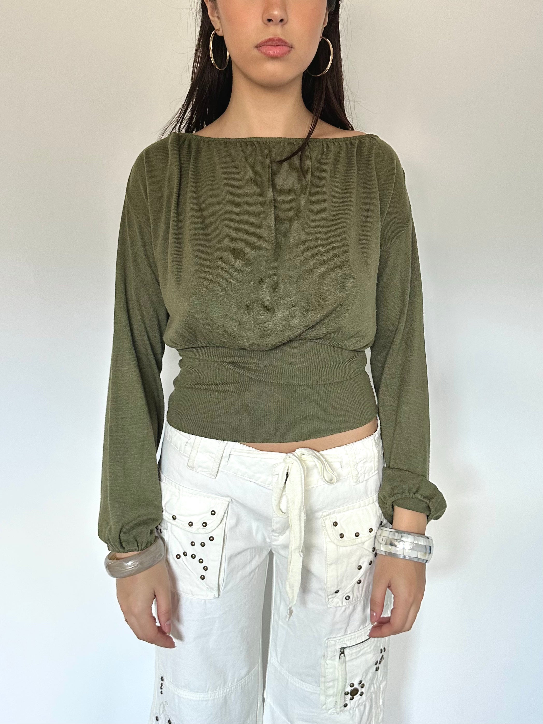 slouchy knit — size s