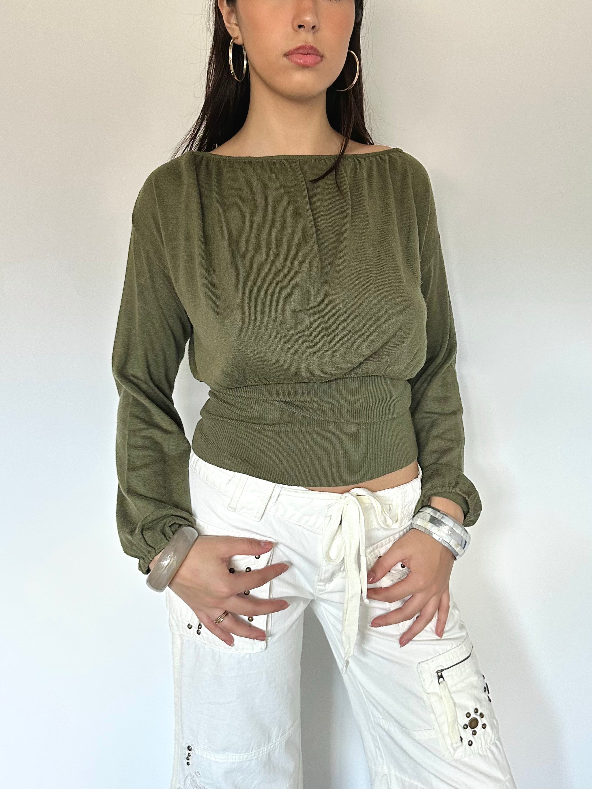 slouchy knit — size s