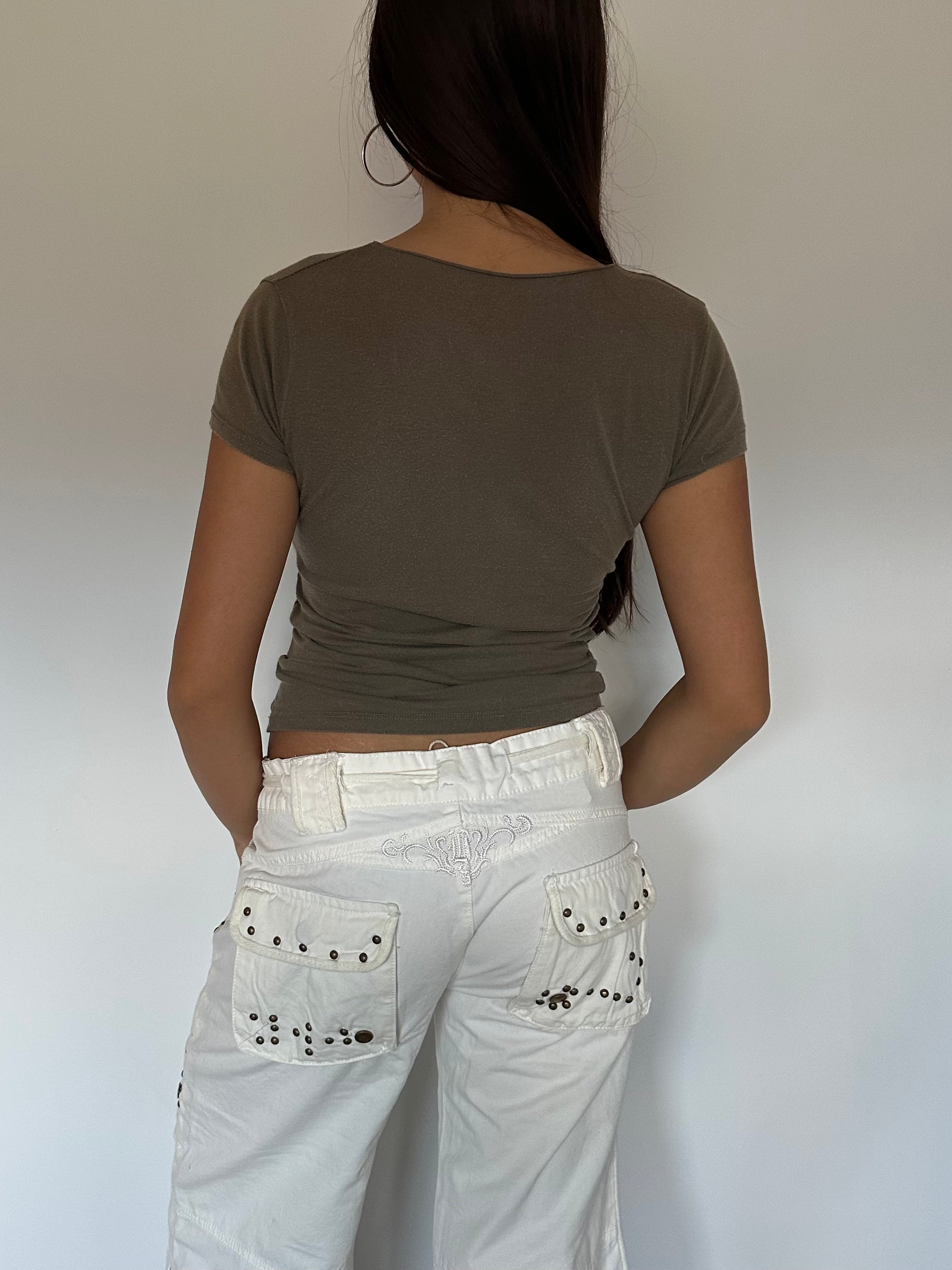 v-neck top — size xs