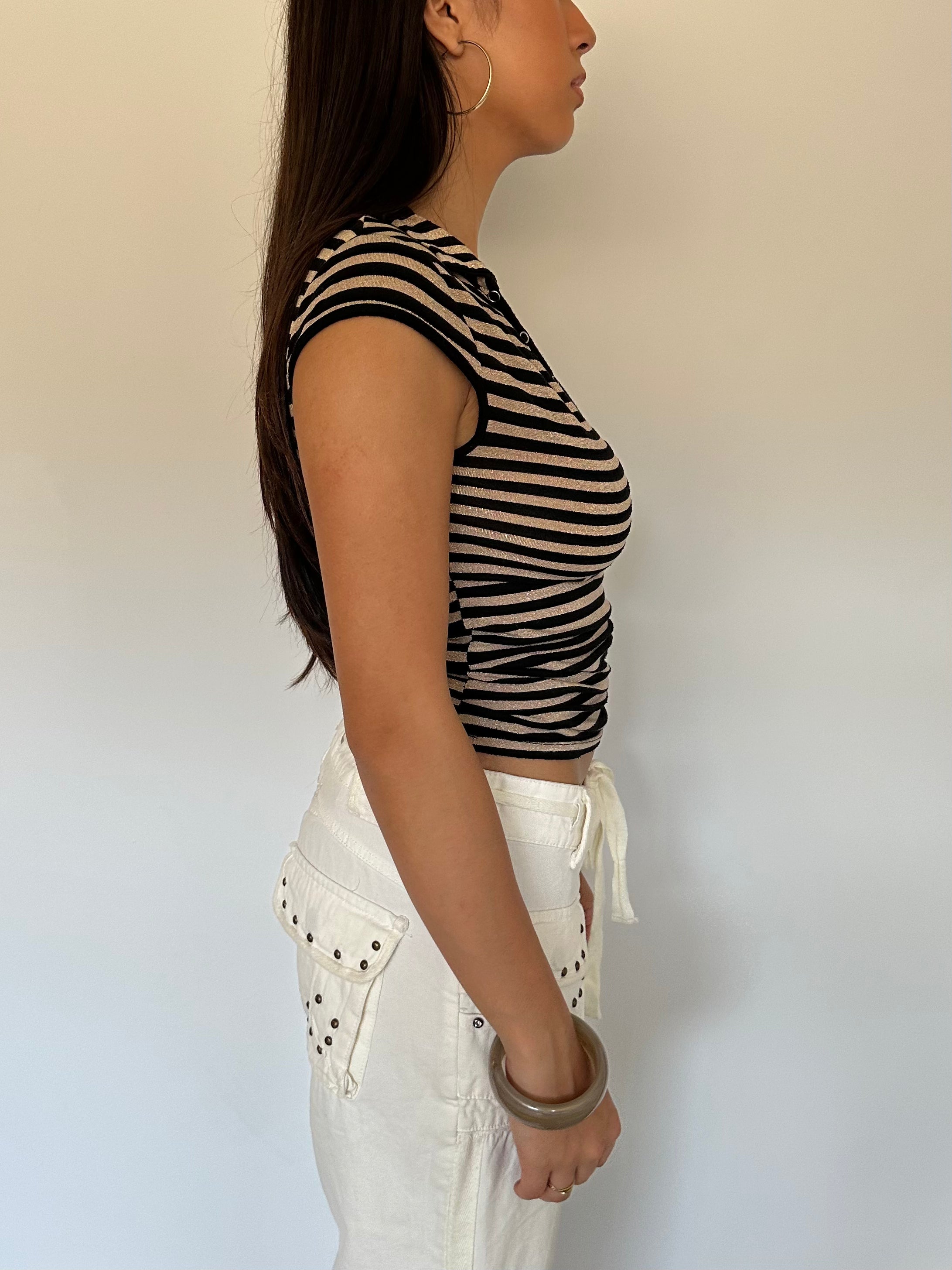 stripe top — size s