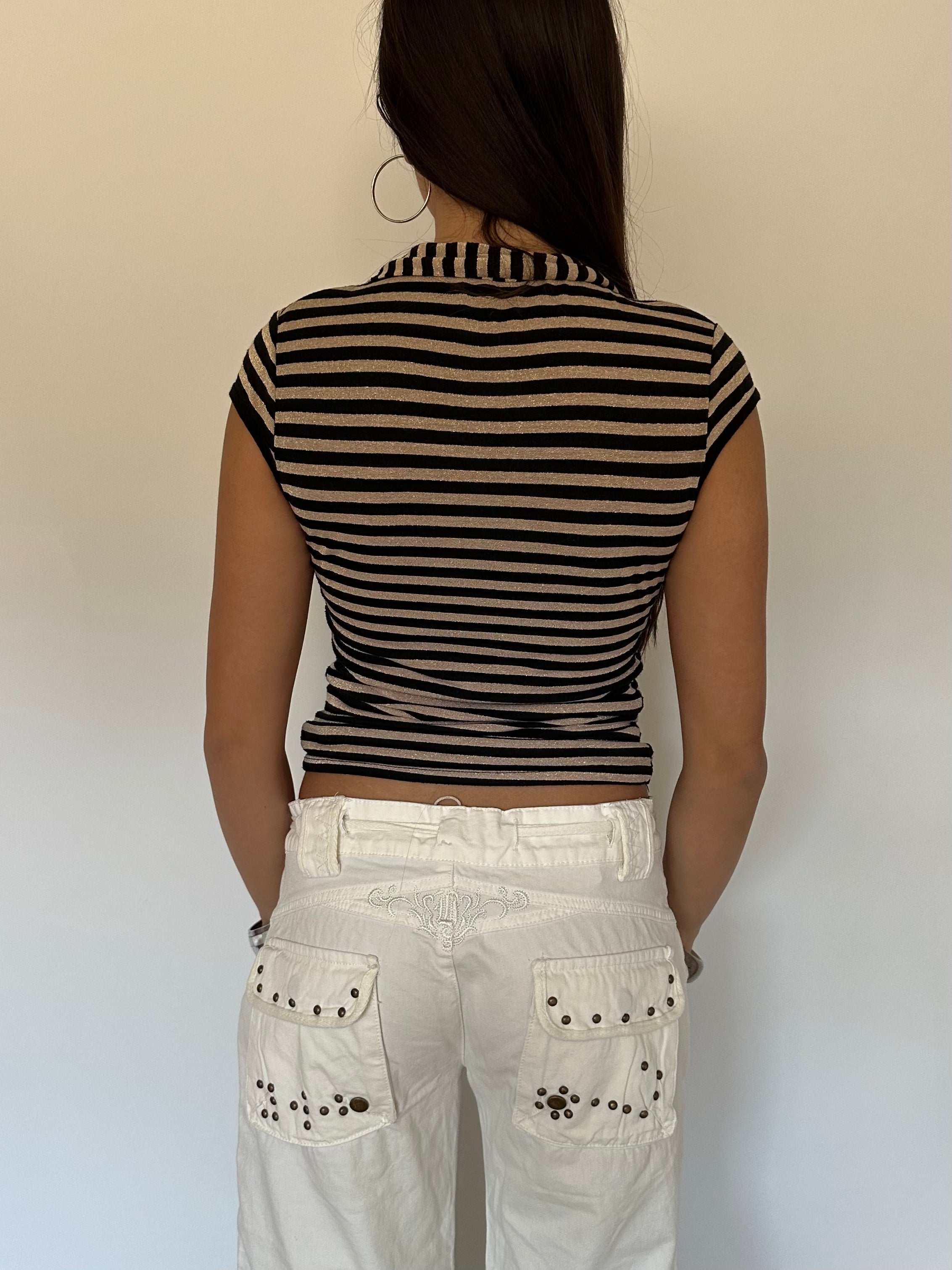 stripe top — size s