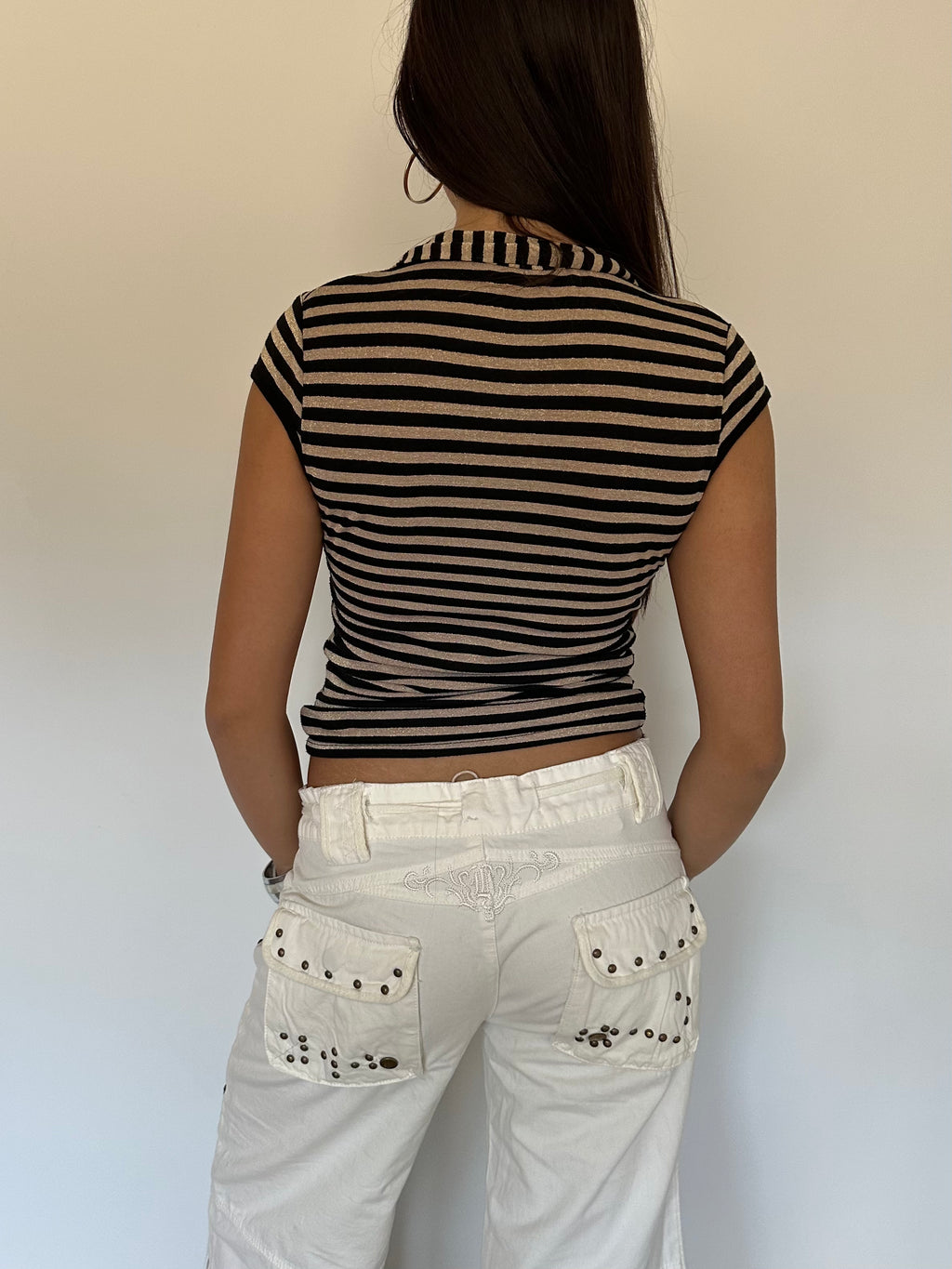 stripe top — size s