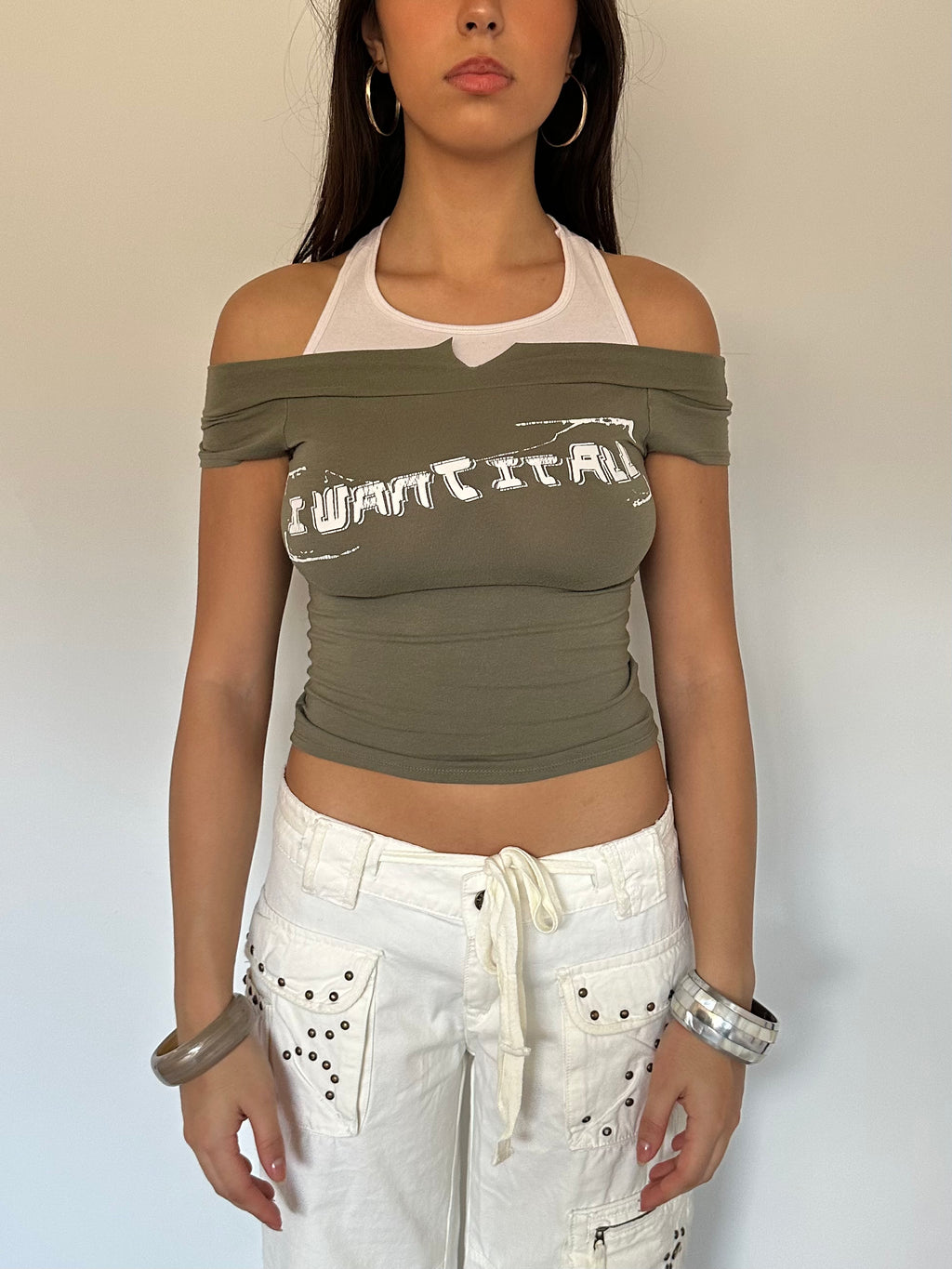 layered top — size xs