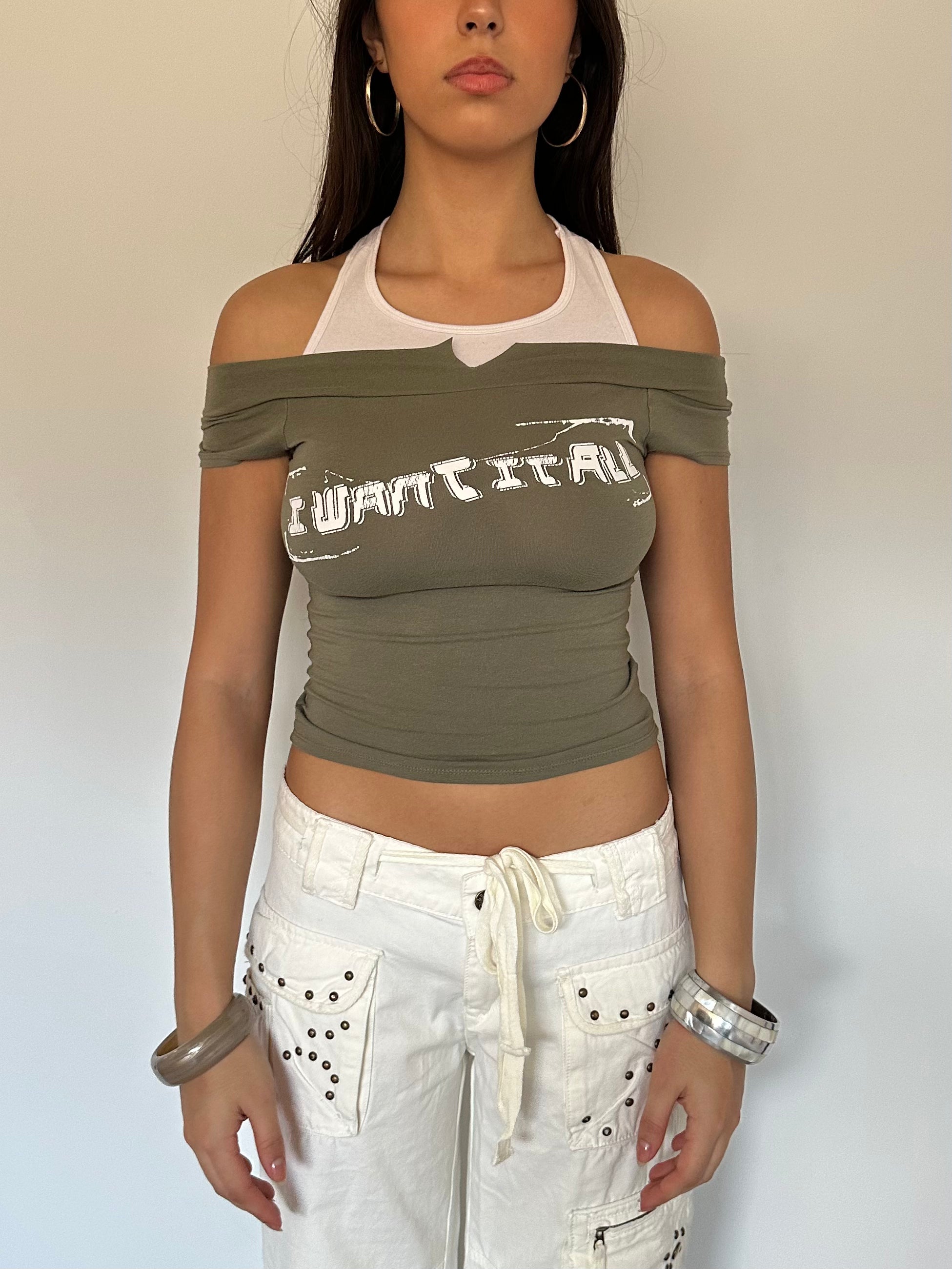 layered top — size xs