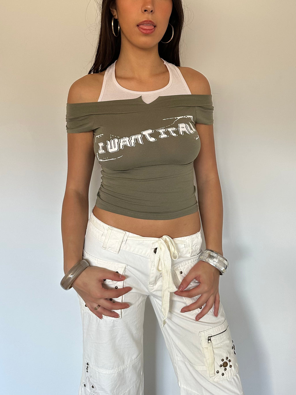 layered top — size xs