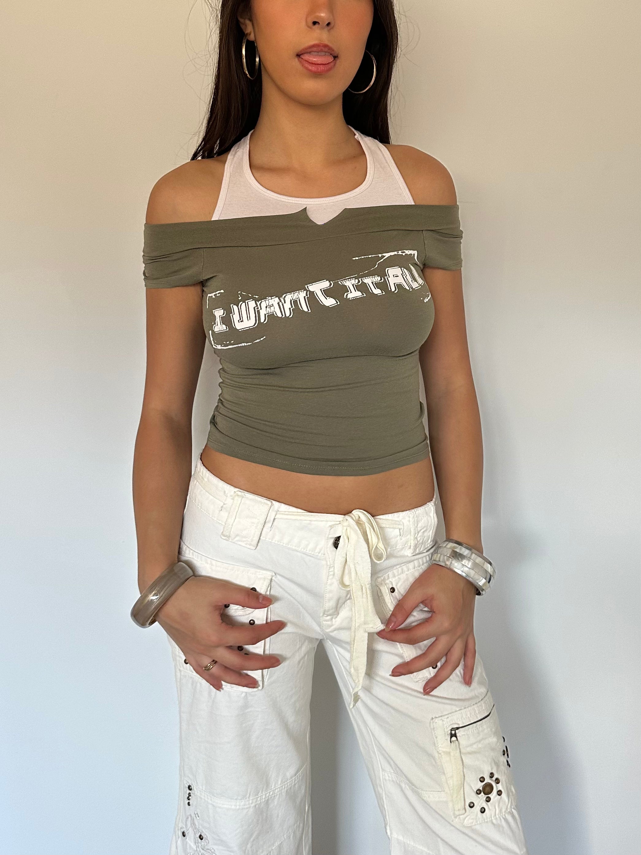 layered top — size xs