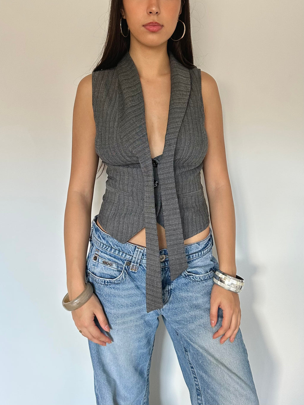 waistcoat top — size xs