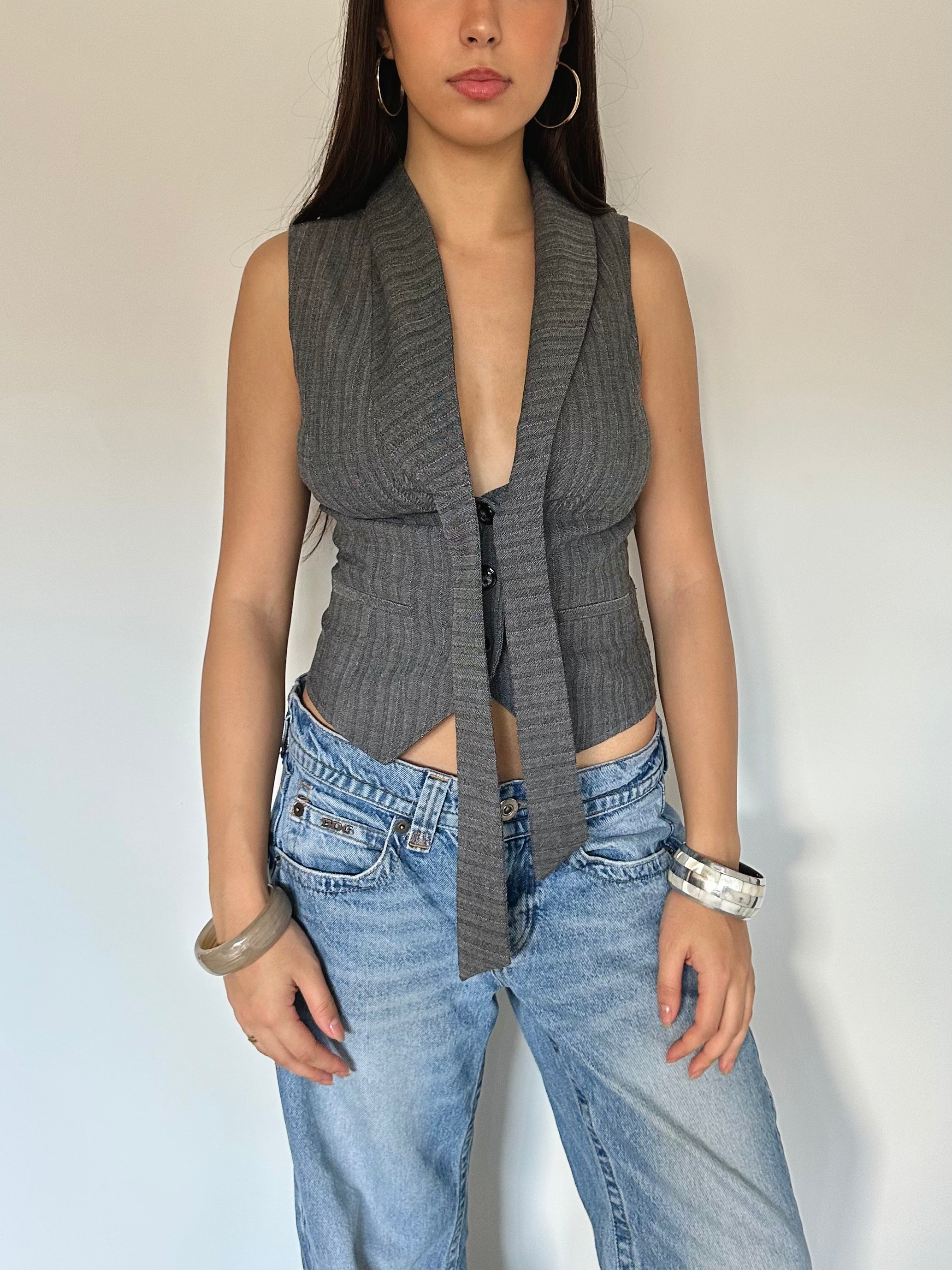 waistcoat top — size xs