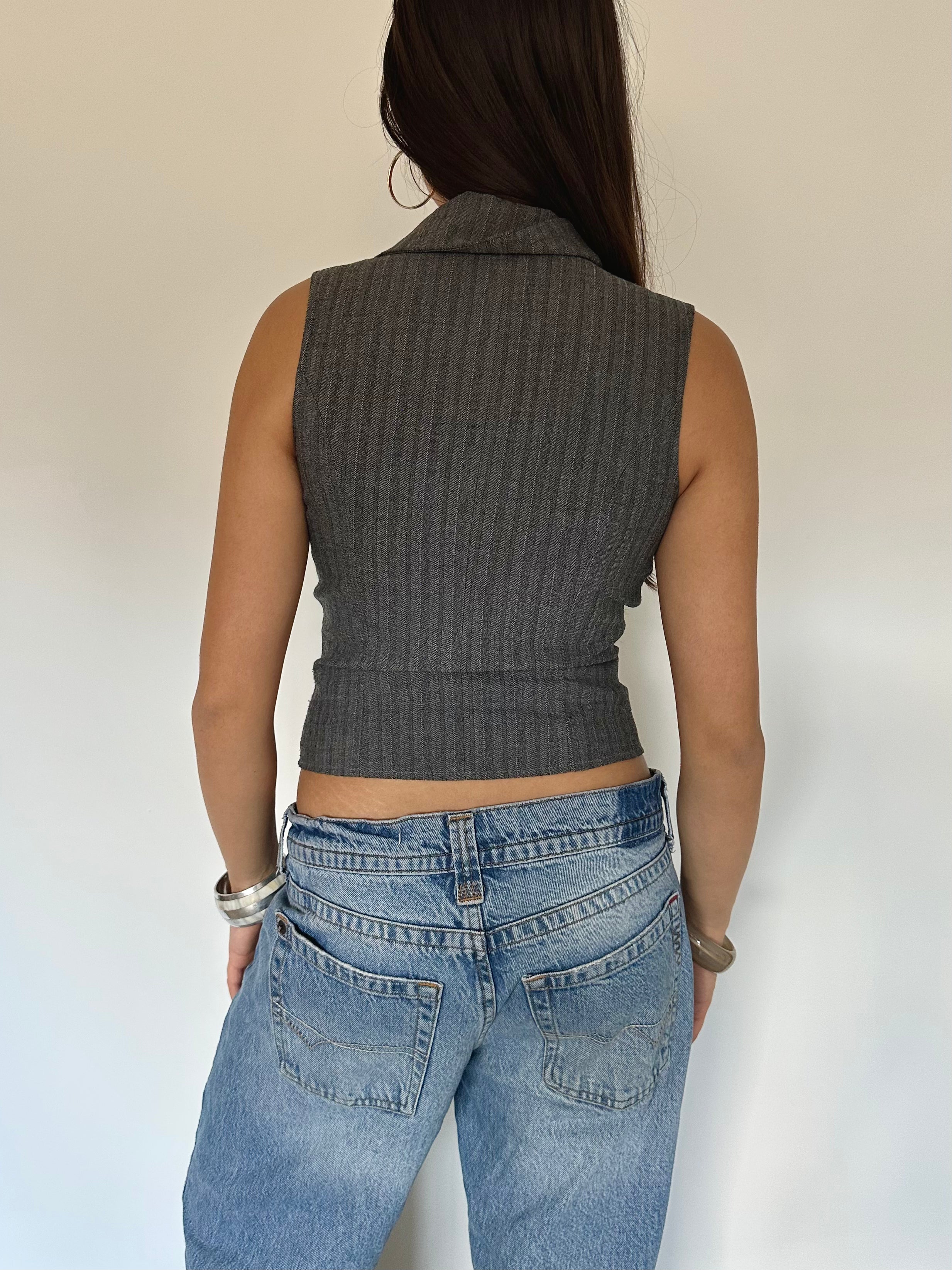 waistcoat top — size xs