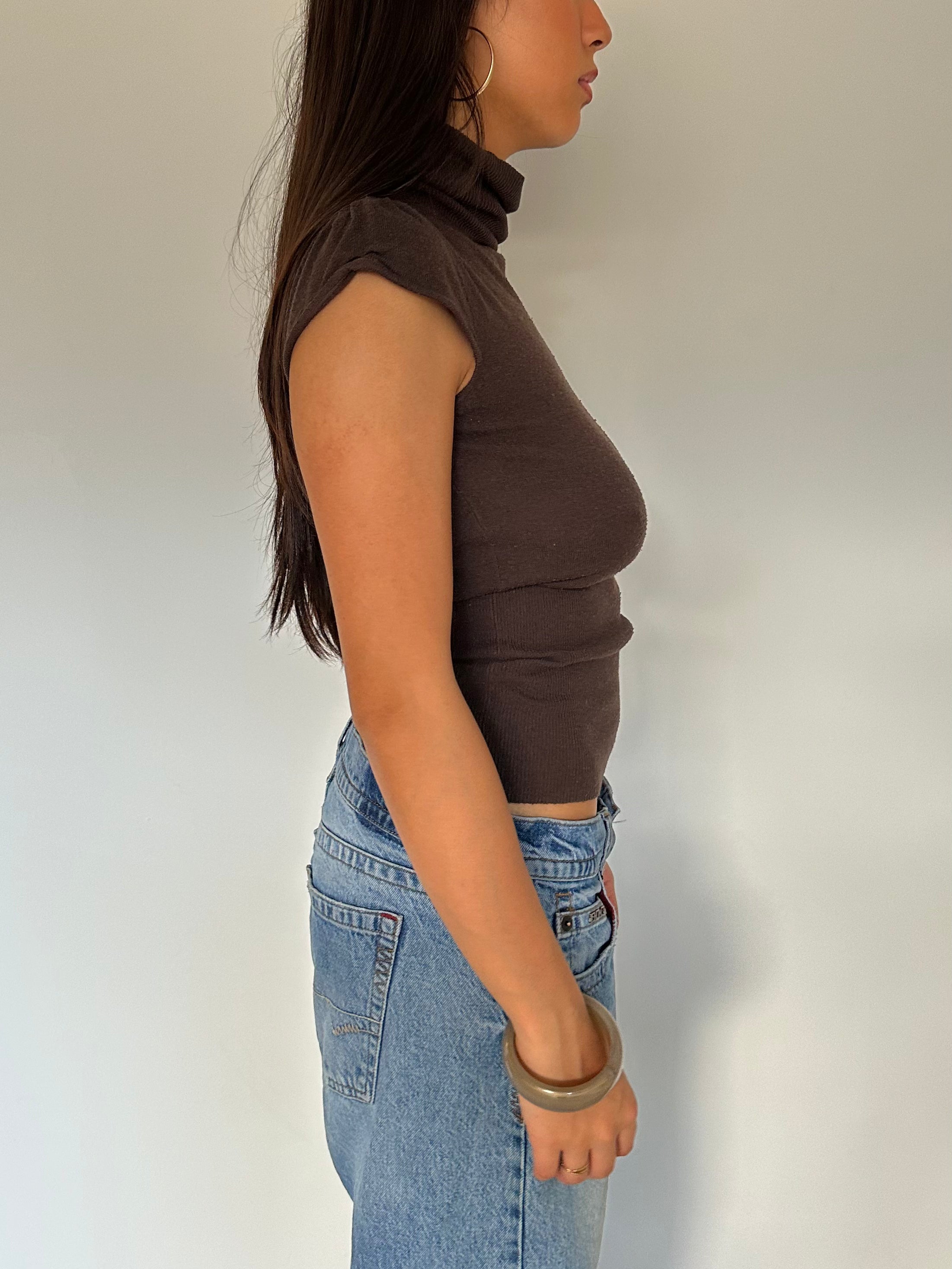 knit top — size s