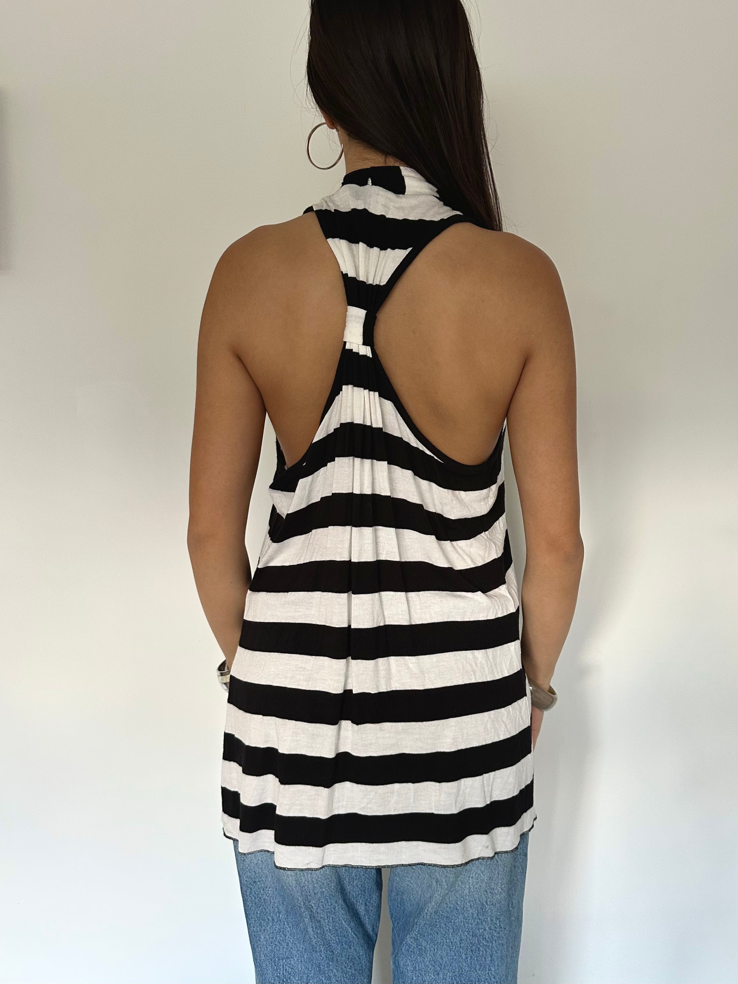 stripe cardigan — free size