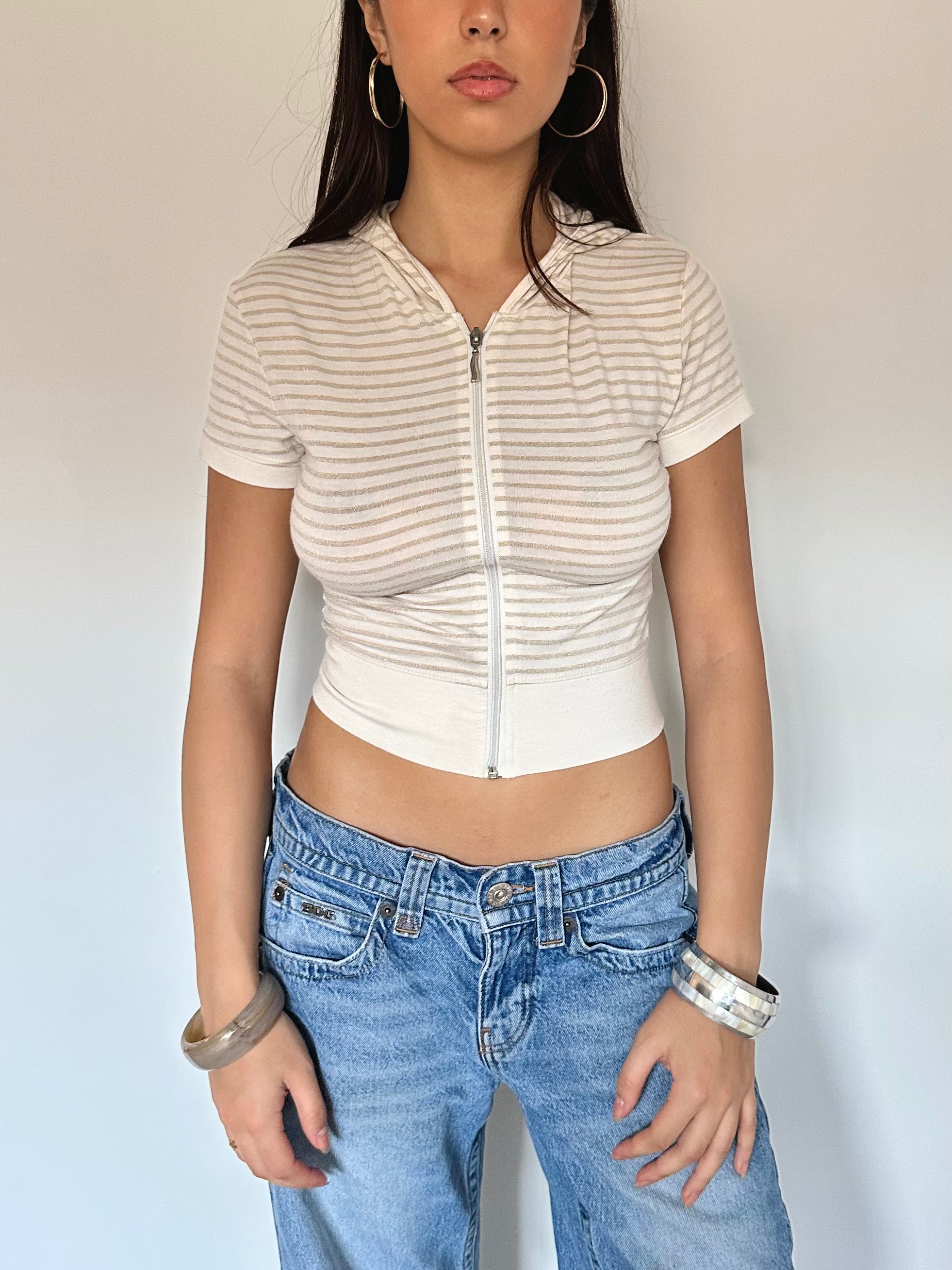 hooded top — size xs/s