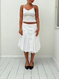 boho midi skirt — size S/M