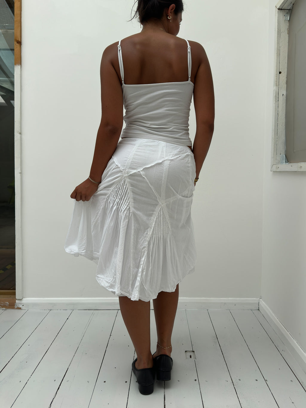 boho midi skirt — size S/M