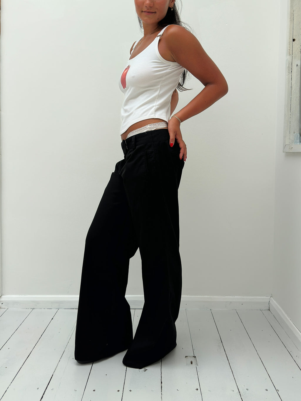 apple tank top — size S