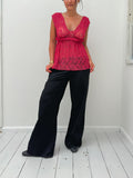 lace babydoll top — size S/M