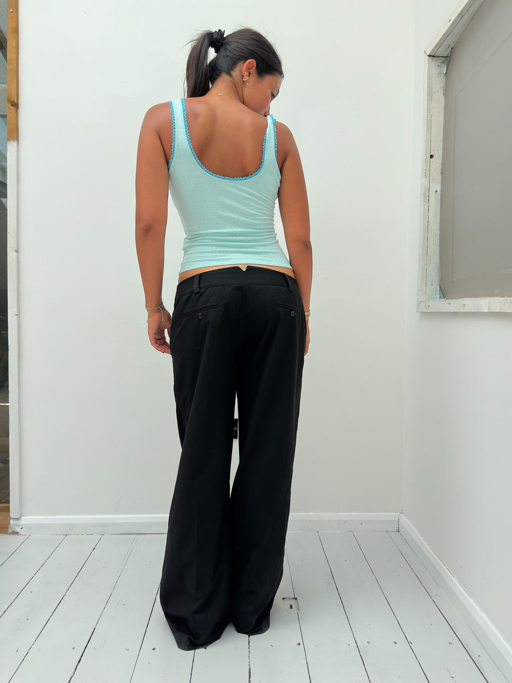 etam basque top — size S